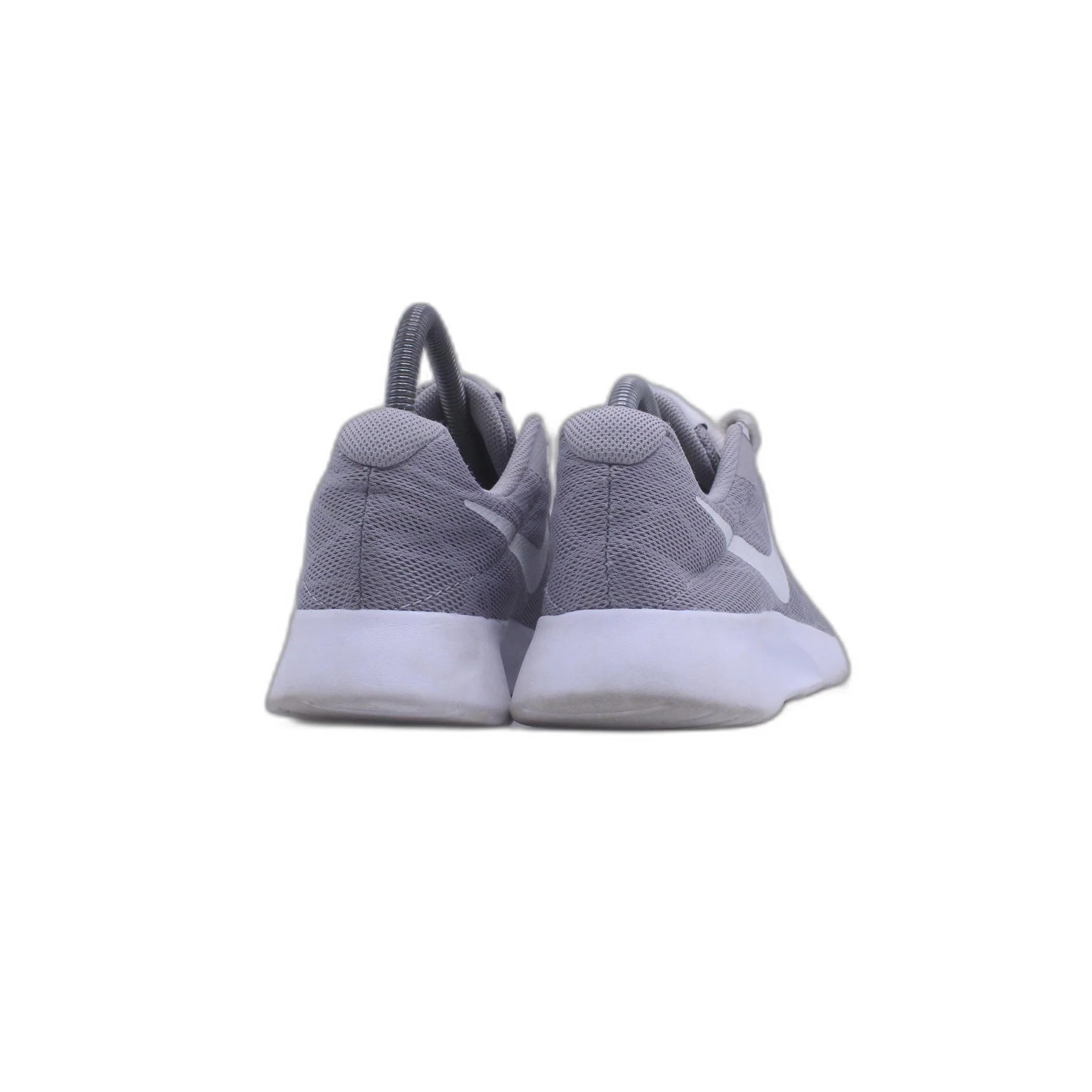 Nike Tanjun Gray White Athletic Comfort Running Shoes - Image 4