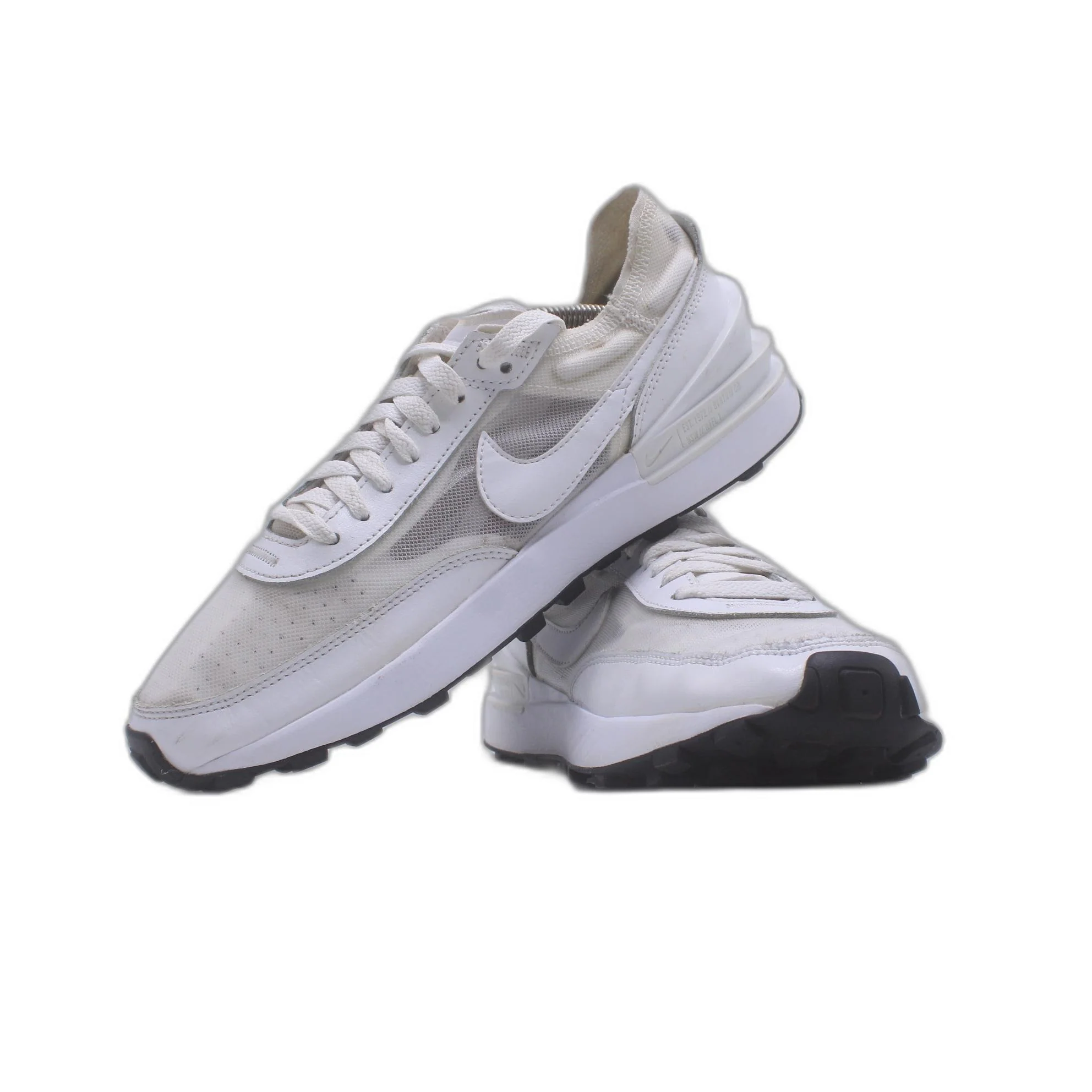 Nike Waffle One White Black Women Shoe - Image 5