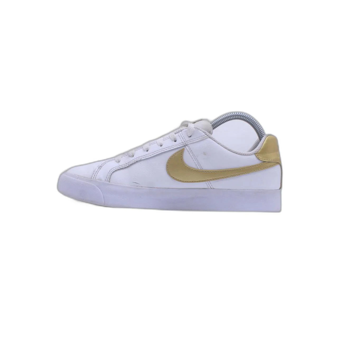 Nike Wmns Court Royale AC White Metallic Gold Women Casual Shoe - Image 2