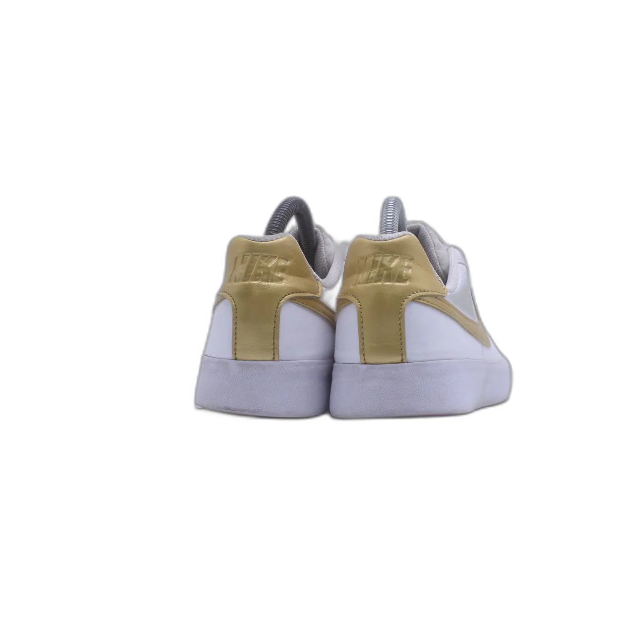 Nike Wmns Court Royale AC White Metallic Gold Women Casual Shoe - Image 4