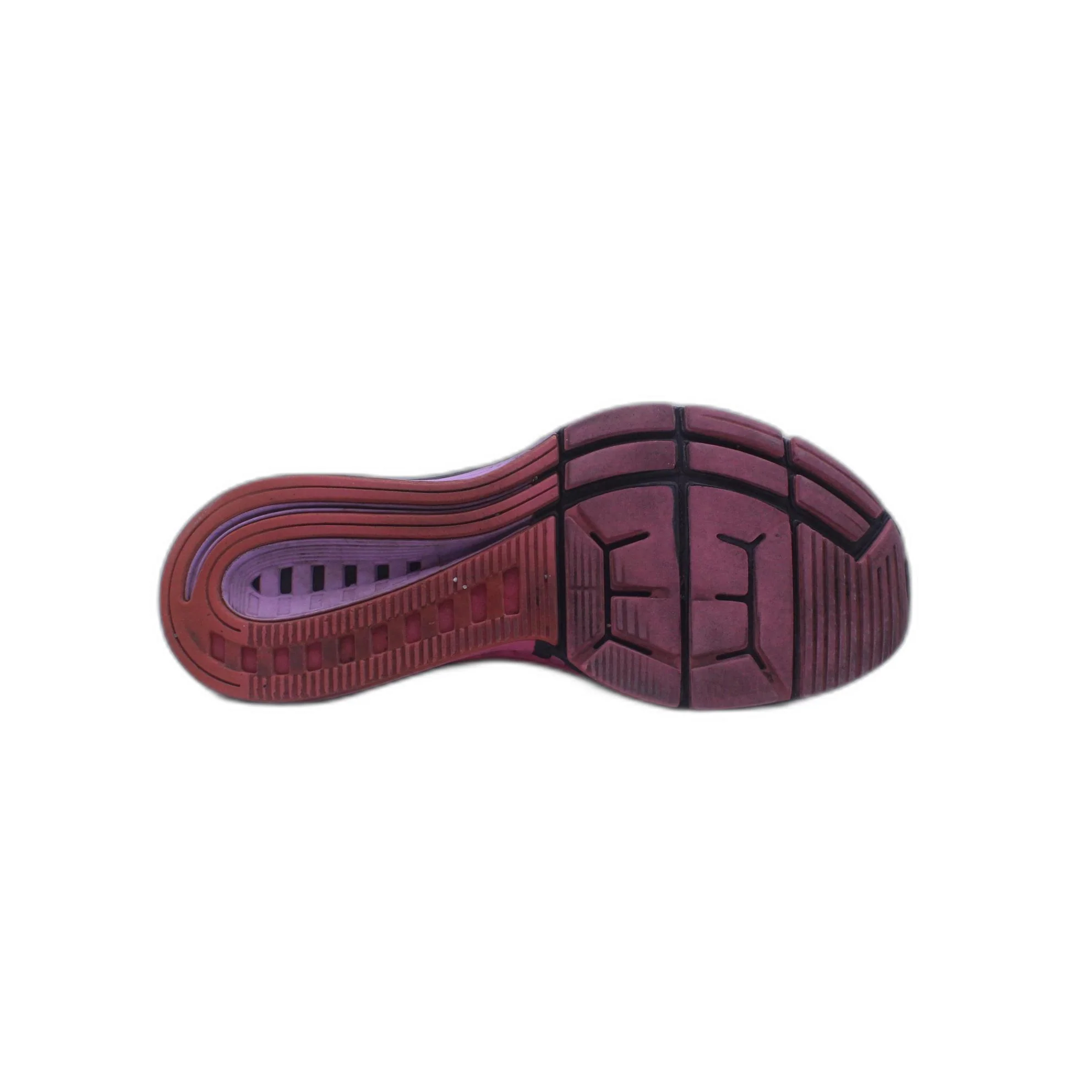 NIKE Zoom Pink Orange Dynamic Support Womens Running Shoe - Image 3