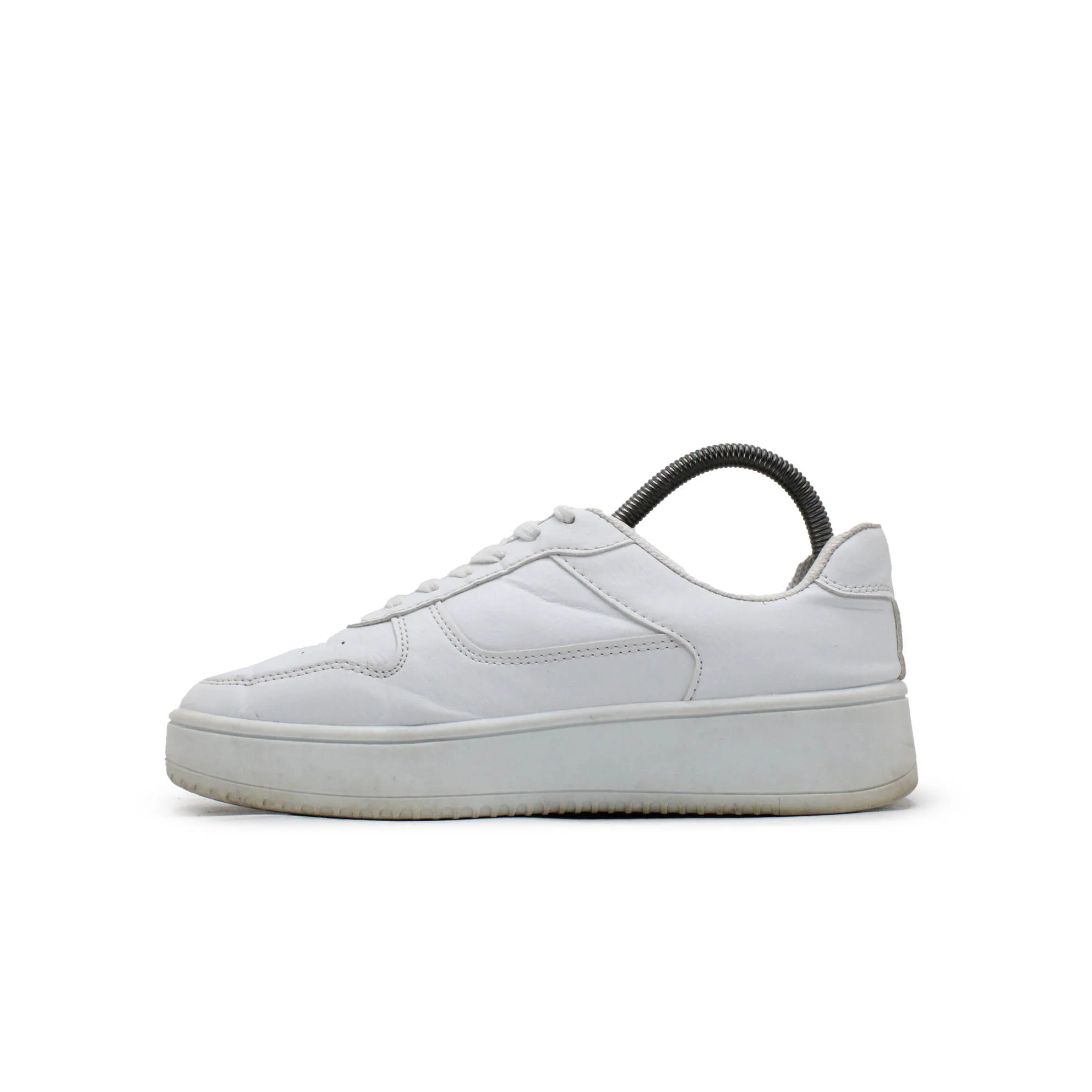 NO BOUNDARIES WHITE LEATHER SHOE - Image 3