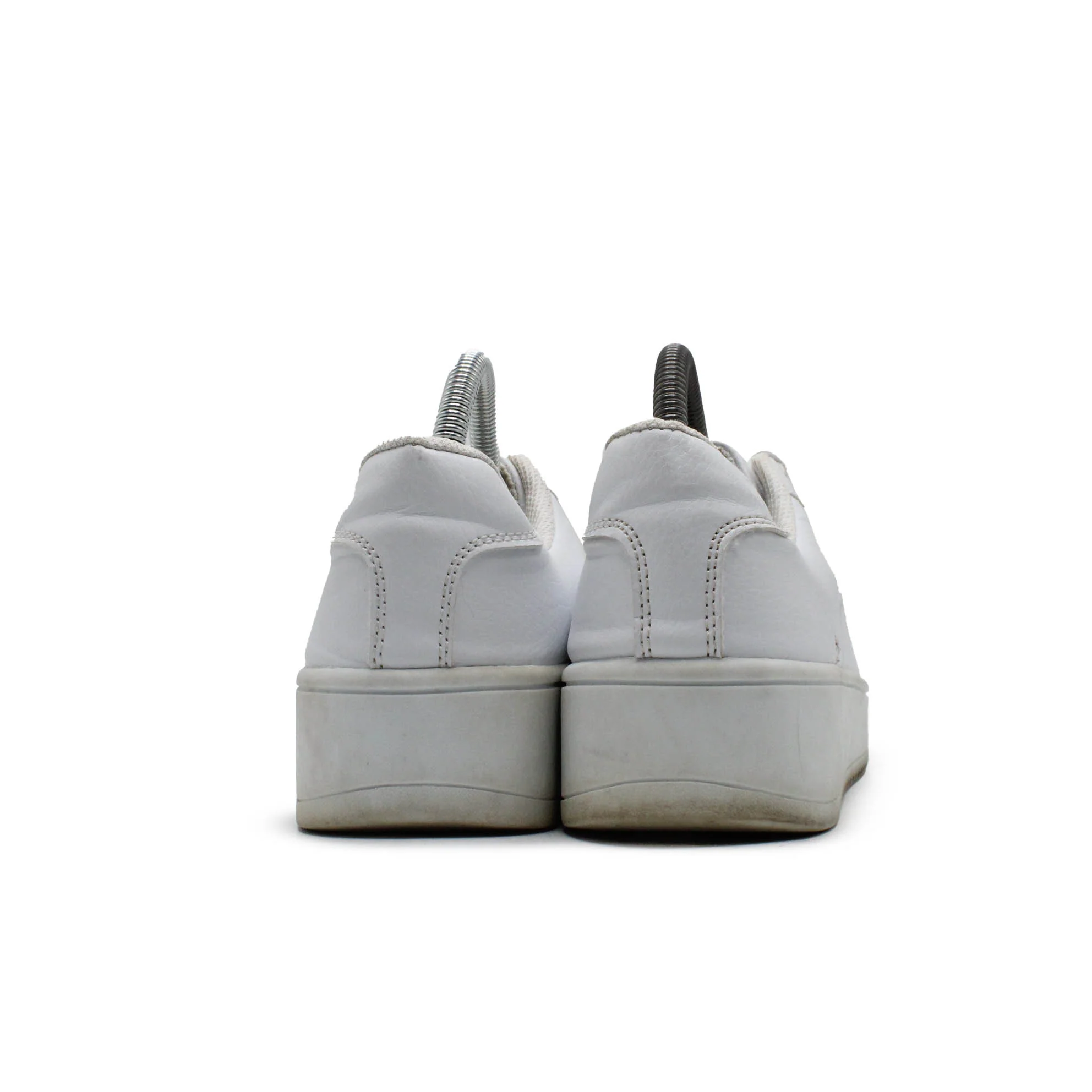 NO BOUNDARIES WHITE LEATHER SHOE - Image 5