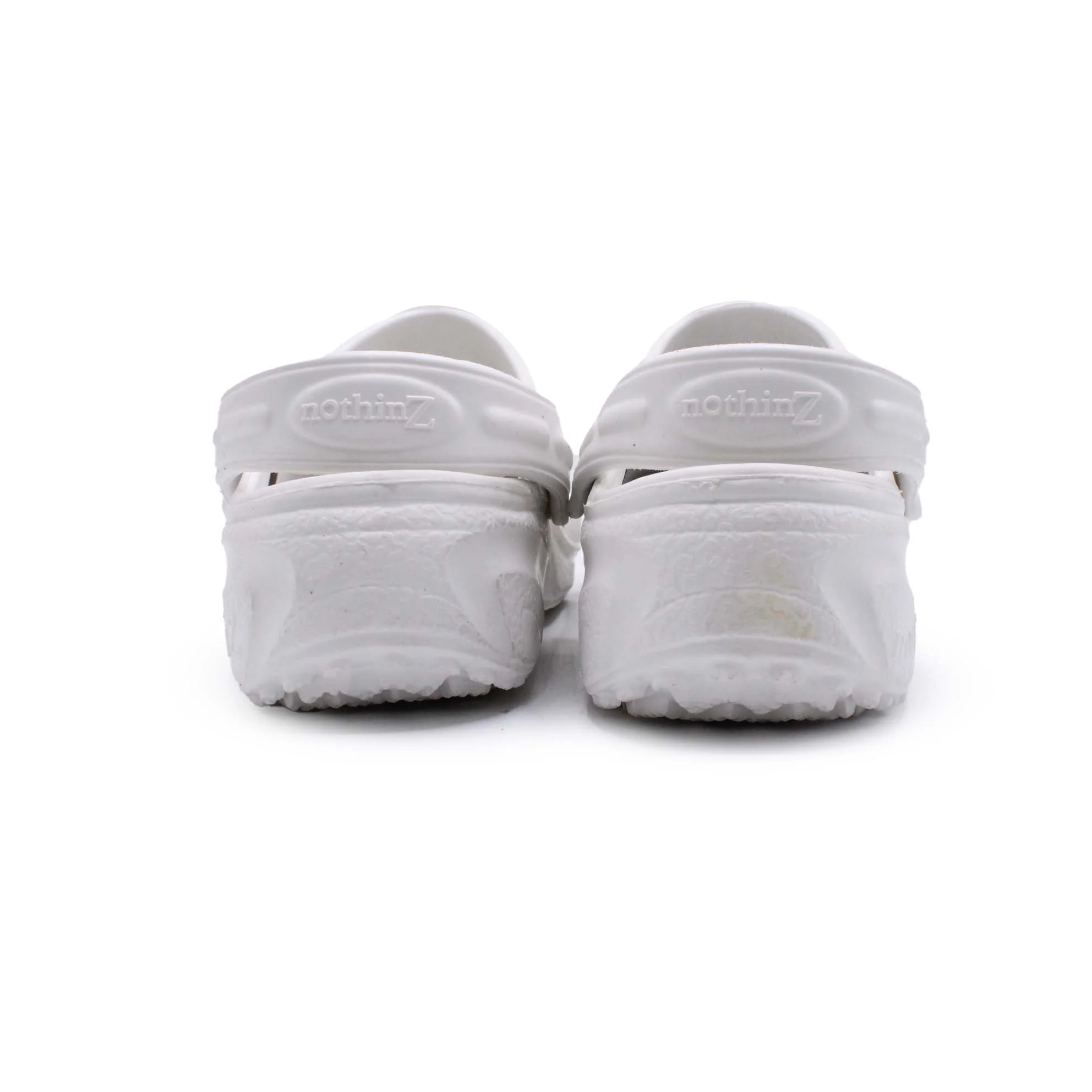 Nothinz White Clog - Image 5