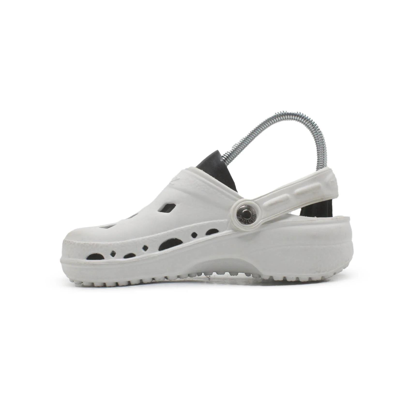 Nothinz White Clog - Image 3