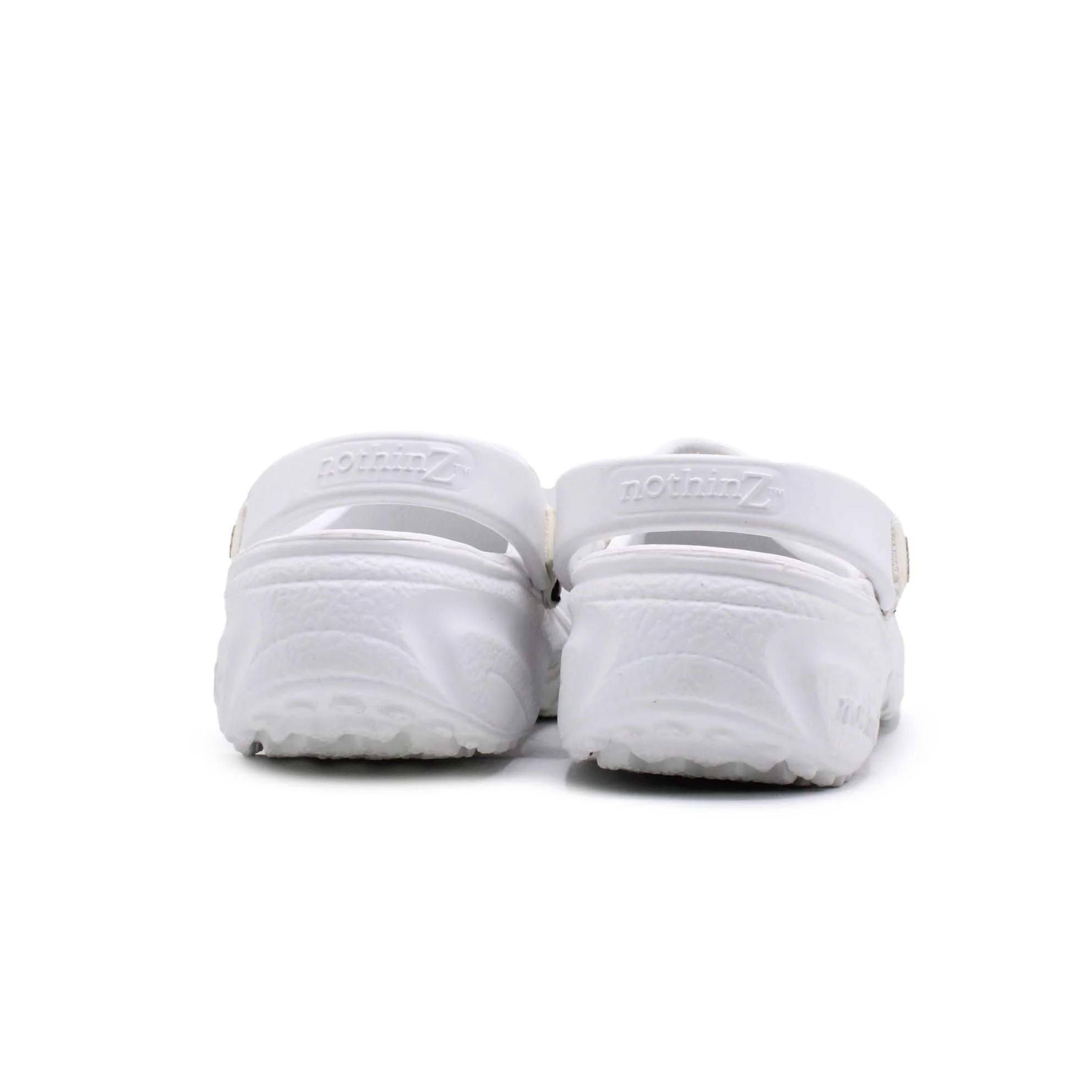 NOTHINZ WHITE SIMPLE CLOG - Image 4