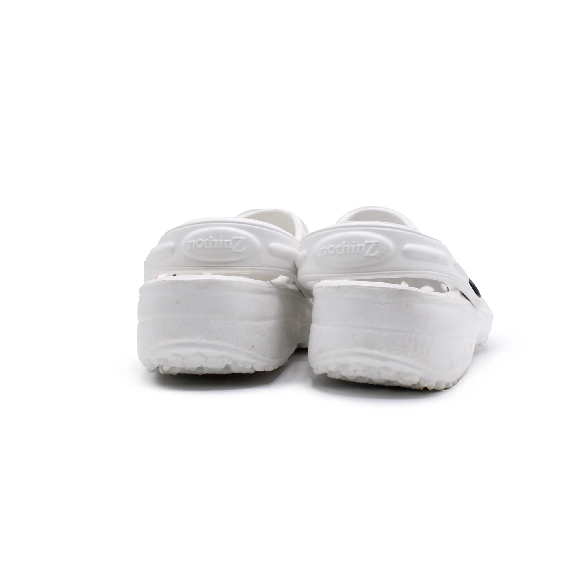 NOTHINZ WHITE SIMPLE CLOG - Image 4