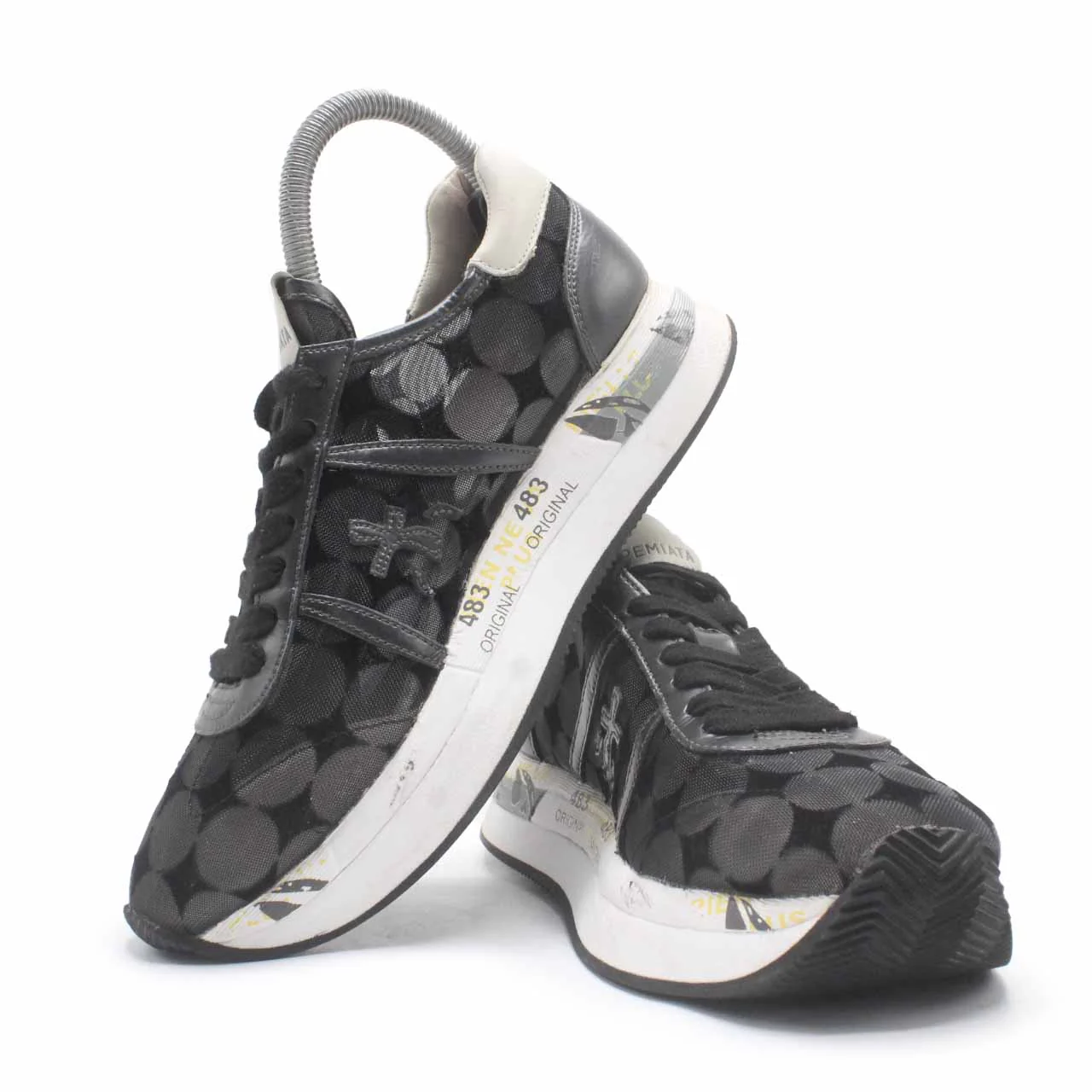 Premiata Conny Polka Dot Mesh Training Shoe - Image 2
