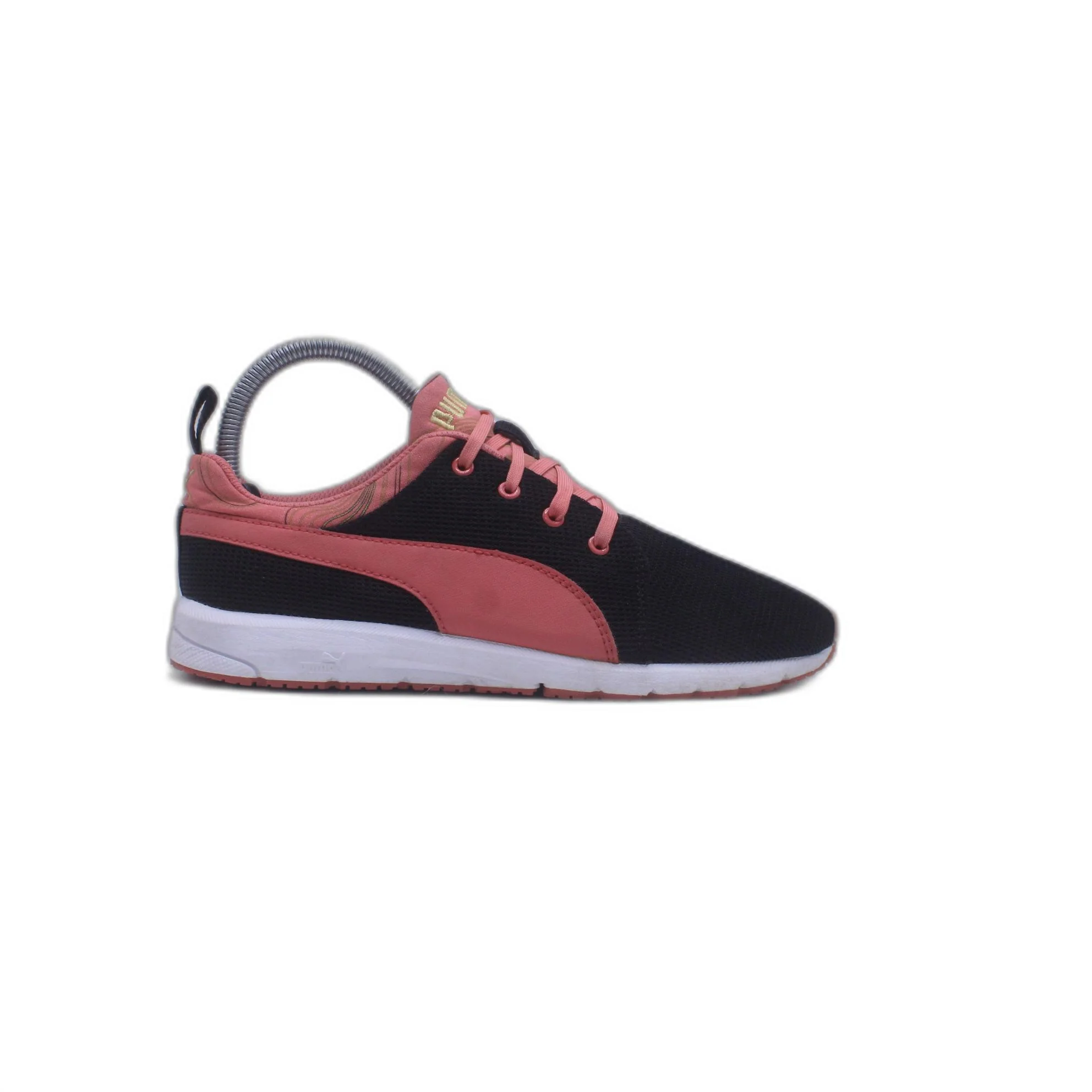 Puma Black and Pink Sneaker