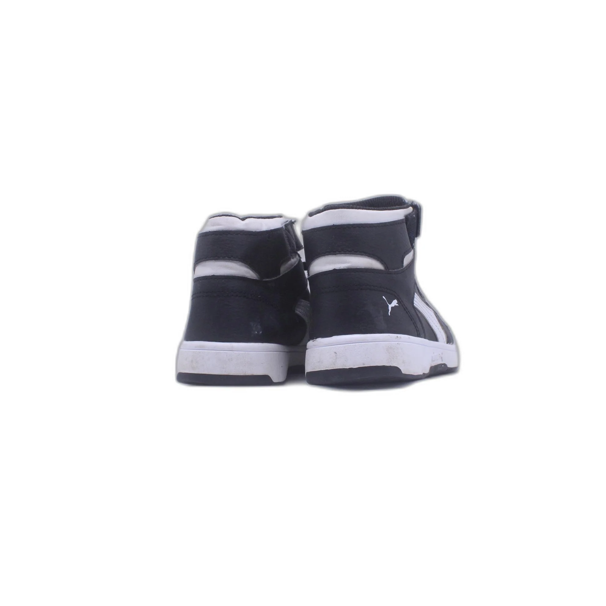 Puma Boys Rebound Layup 370488-01 Black Basketball Shoe - Image 4