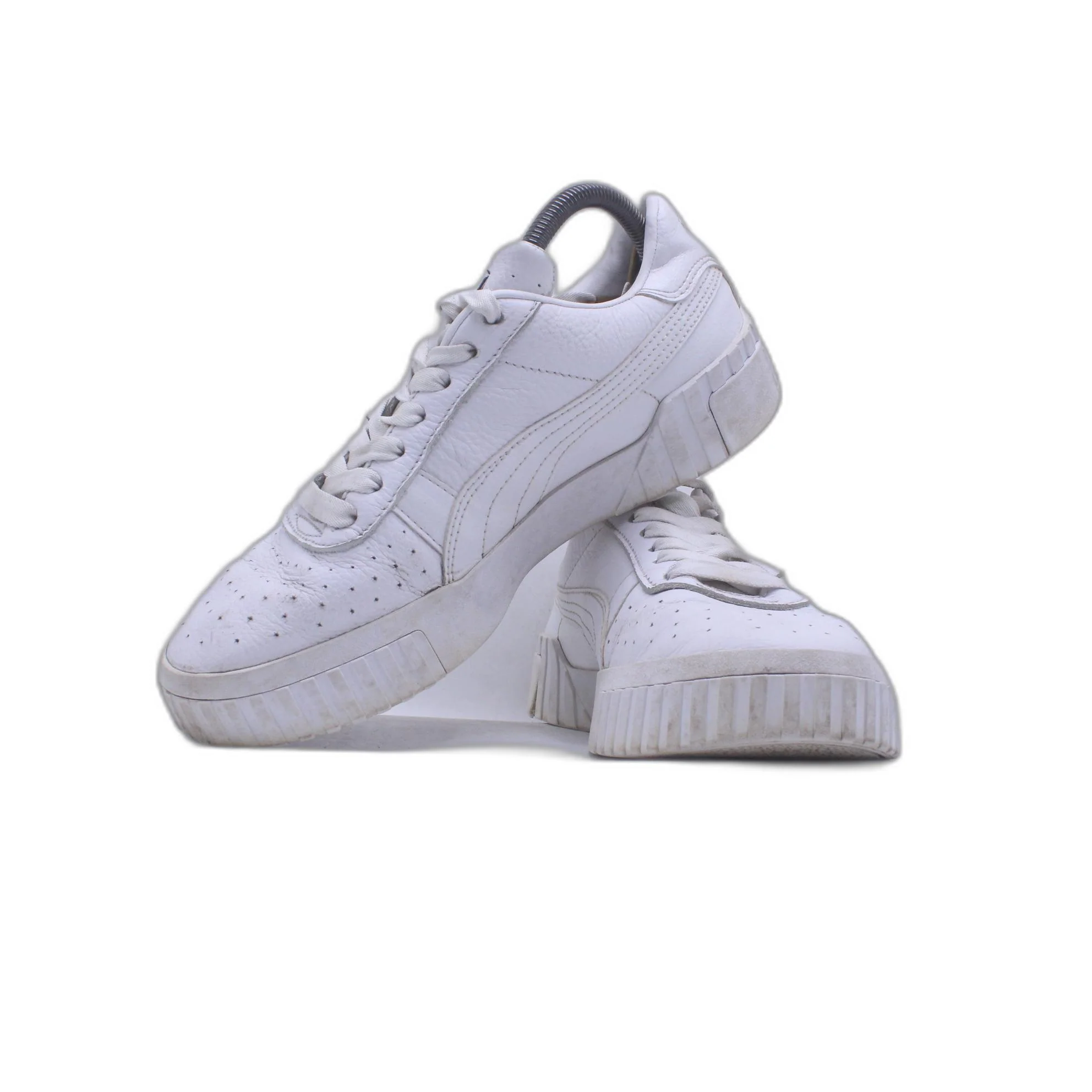 Puma Cali Sneakers, White Shoes, Athletic Casual Trendy - Image 3