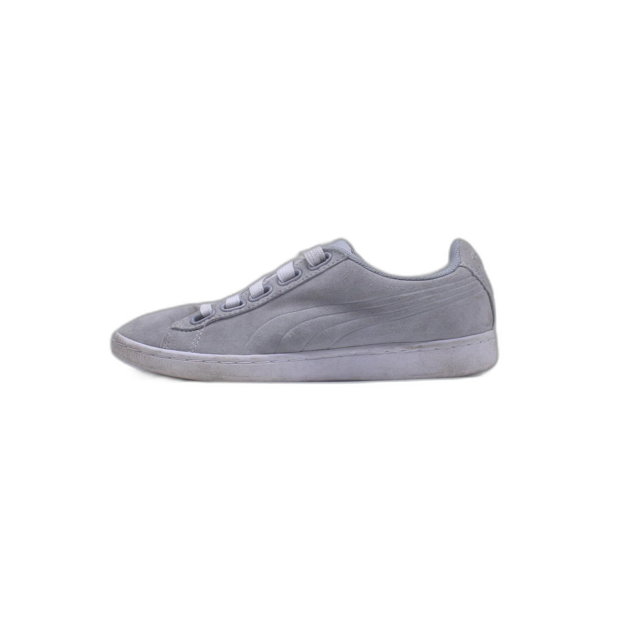 Puma Gray Suede Sneaker - Image 2