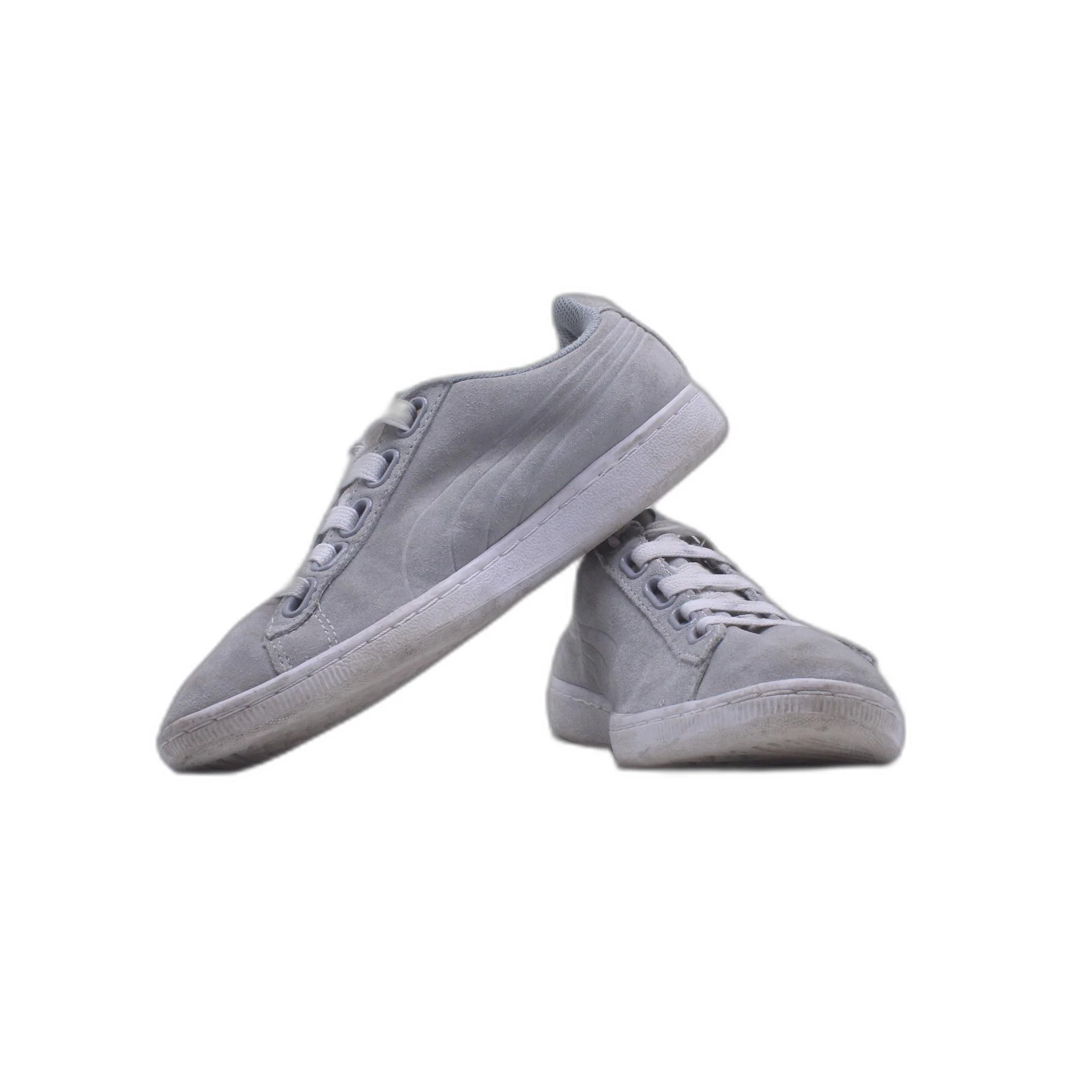 Puma Gray Suede Sneaker - Image 5