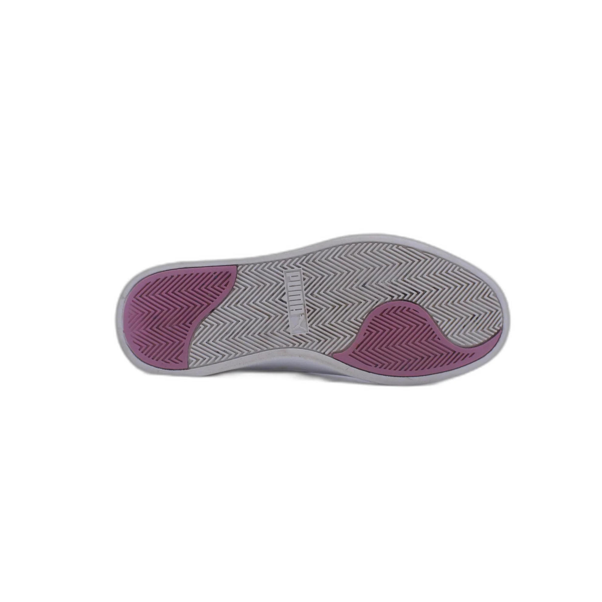 Puma Low Laces Fastened Rounded Toe Leather Sneaker - Image 3
