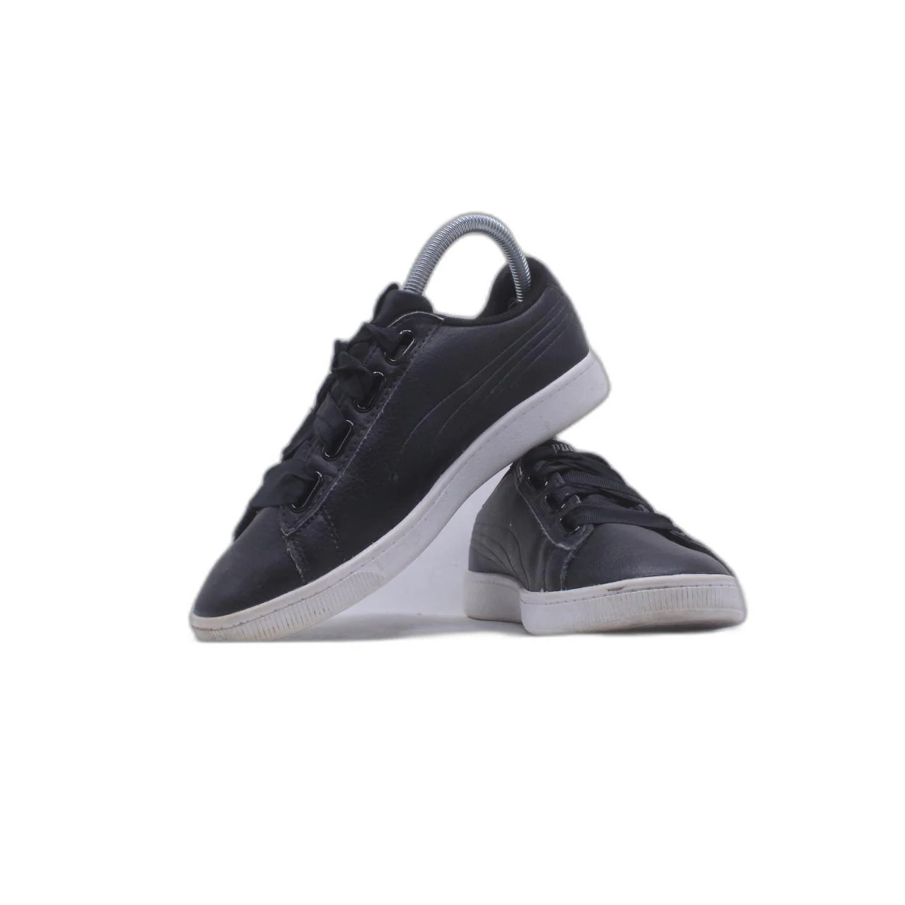 Puma Men's Suede Classic+ Black White Shoe - Image 5