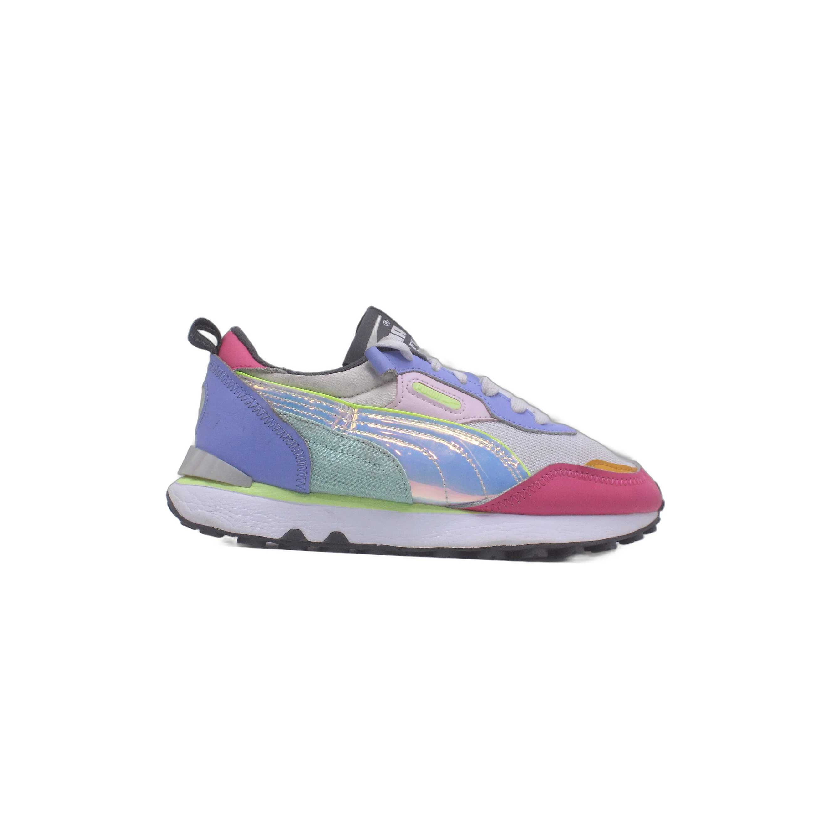 PUMA Rider Fv Lace Up Youth Boys Grey, Multi Sneaker