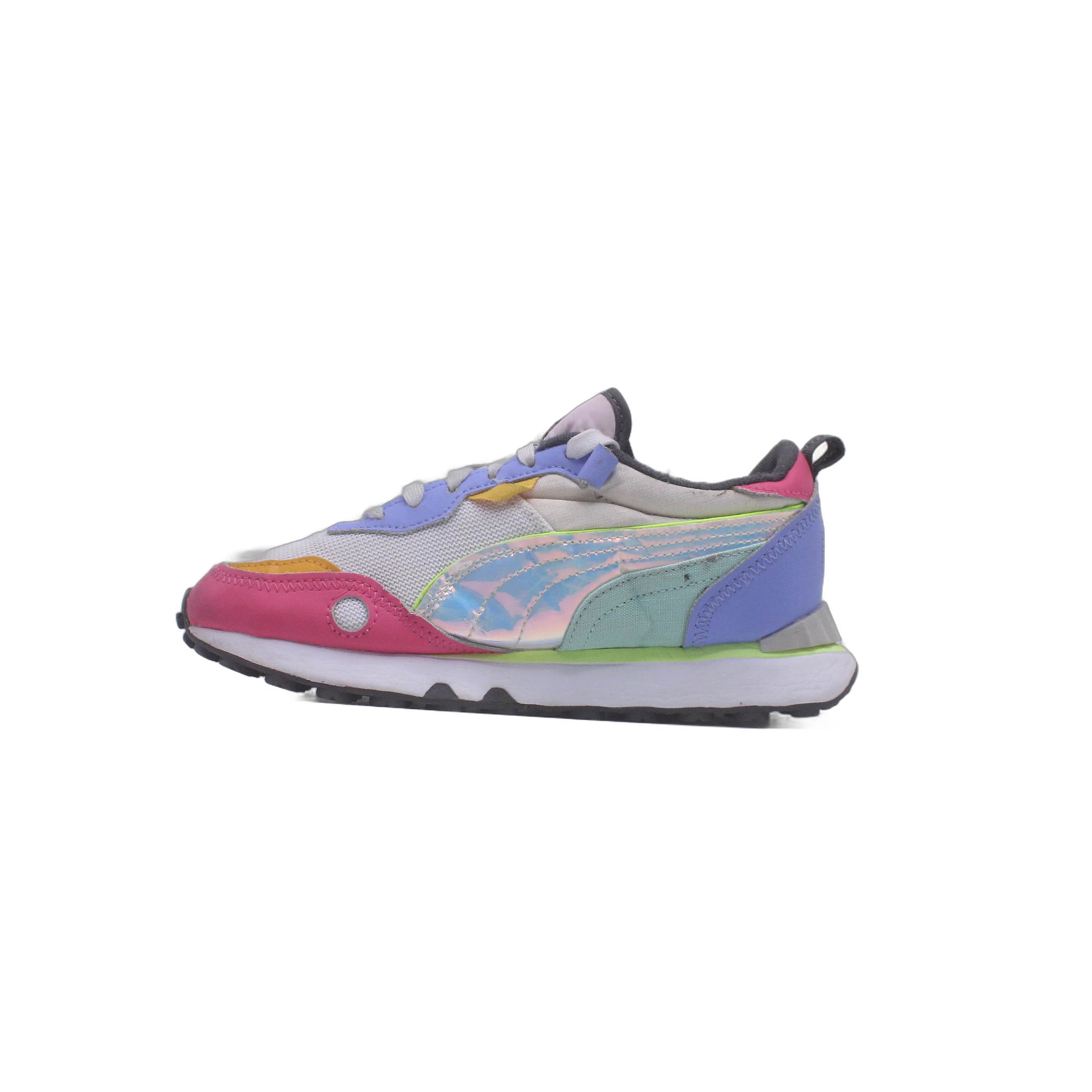 PUMA Rider Fv Lace Up Youth Boys Grey, Multi Sneaker - Image 2