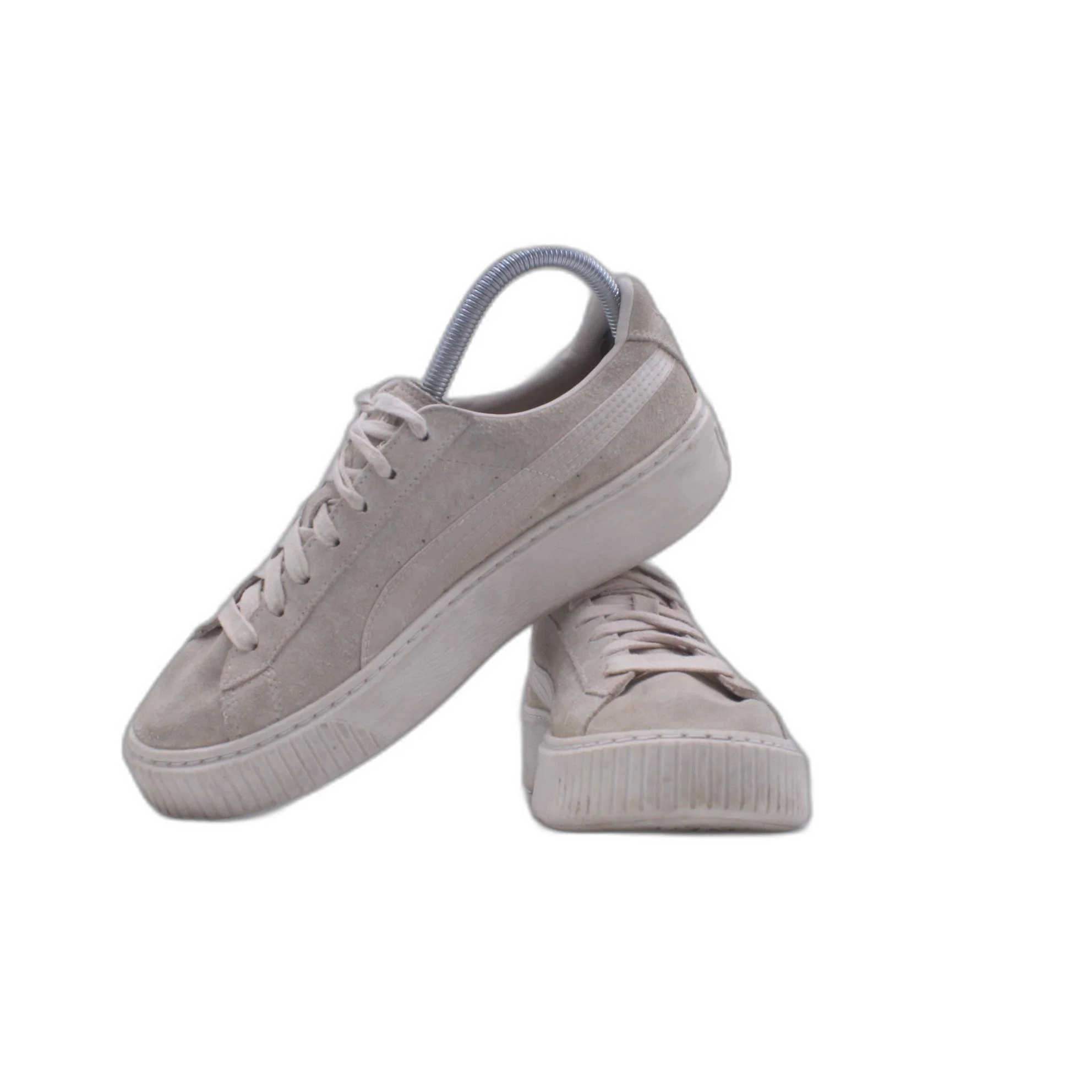 Puma SUEDE PLATFORM GLAM JUNIOR Shoe - Image 5