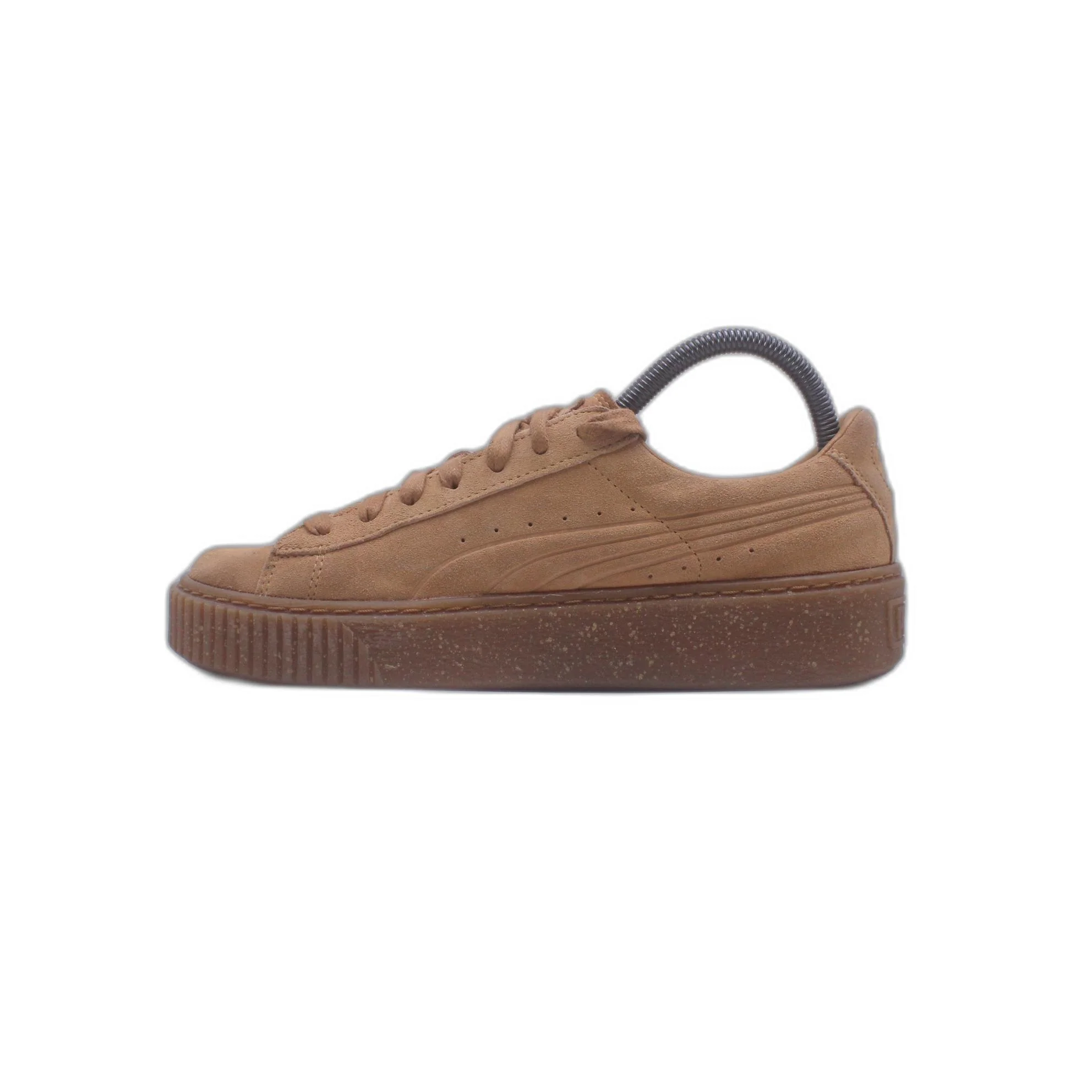 Puma Suede Platform Speckled Gym Shoe - Image 2