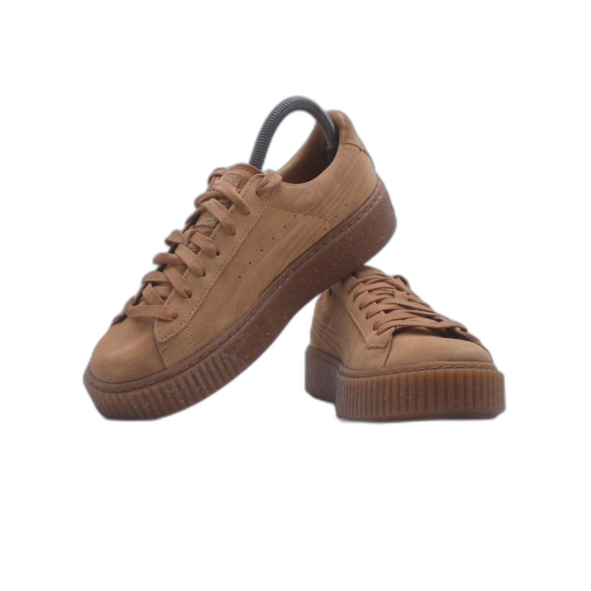 Puma Suede Platform Speckled Gym Shoe - Image 5