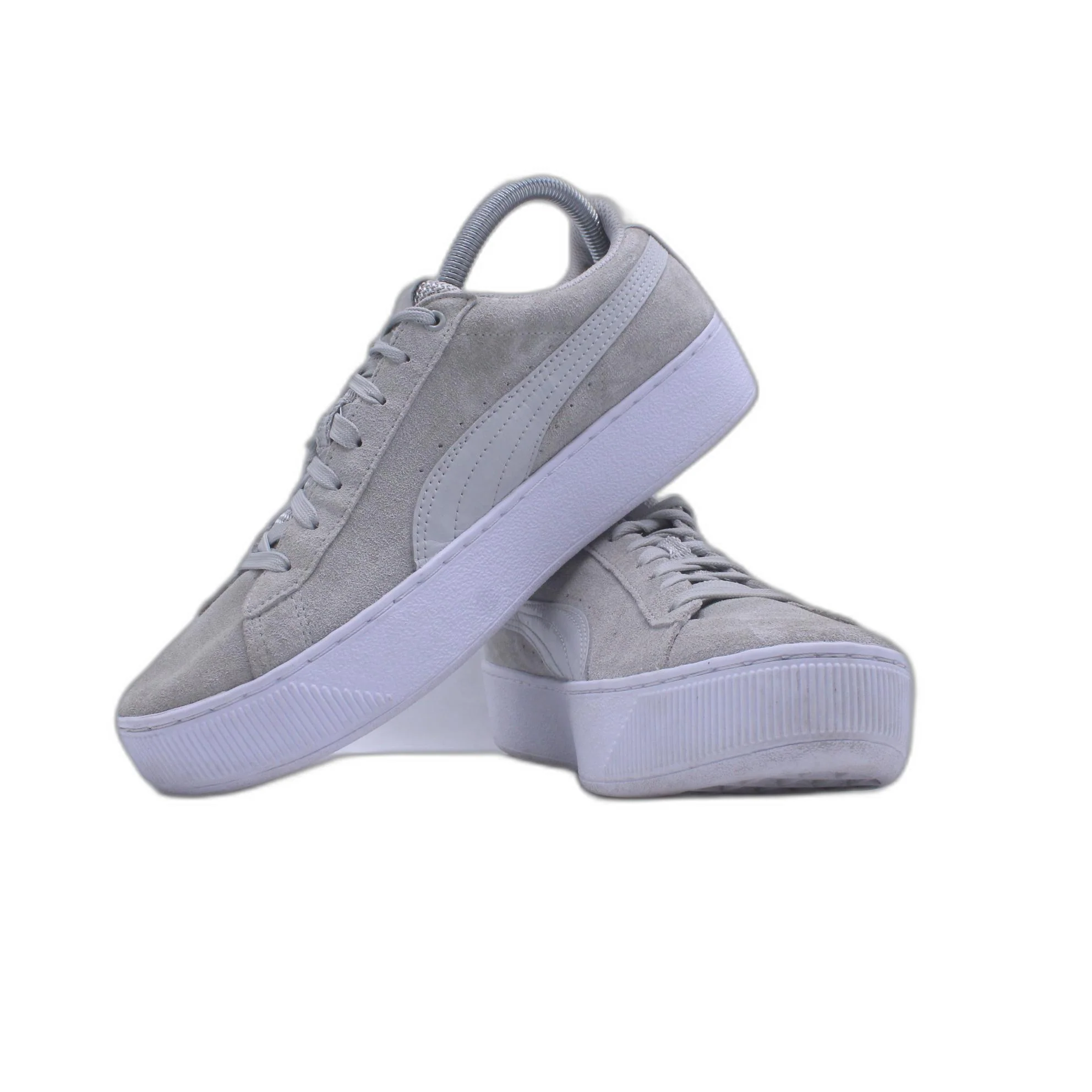 Puma Vikky [363287 03] Gray Casual Shoes - Image 3