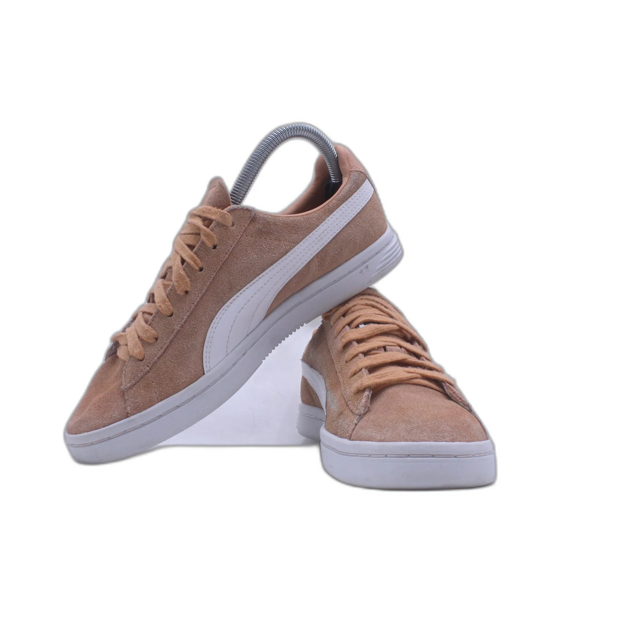 PUMA Vikky V2 Basketball Shoes Rose Pink Low Top Suede 362624 25 - Image 3