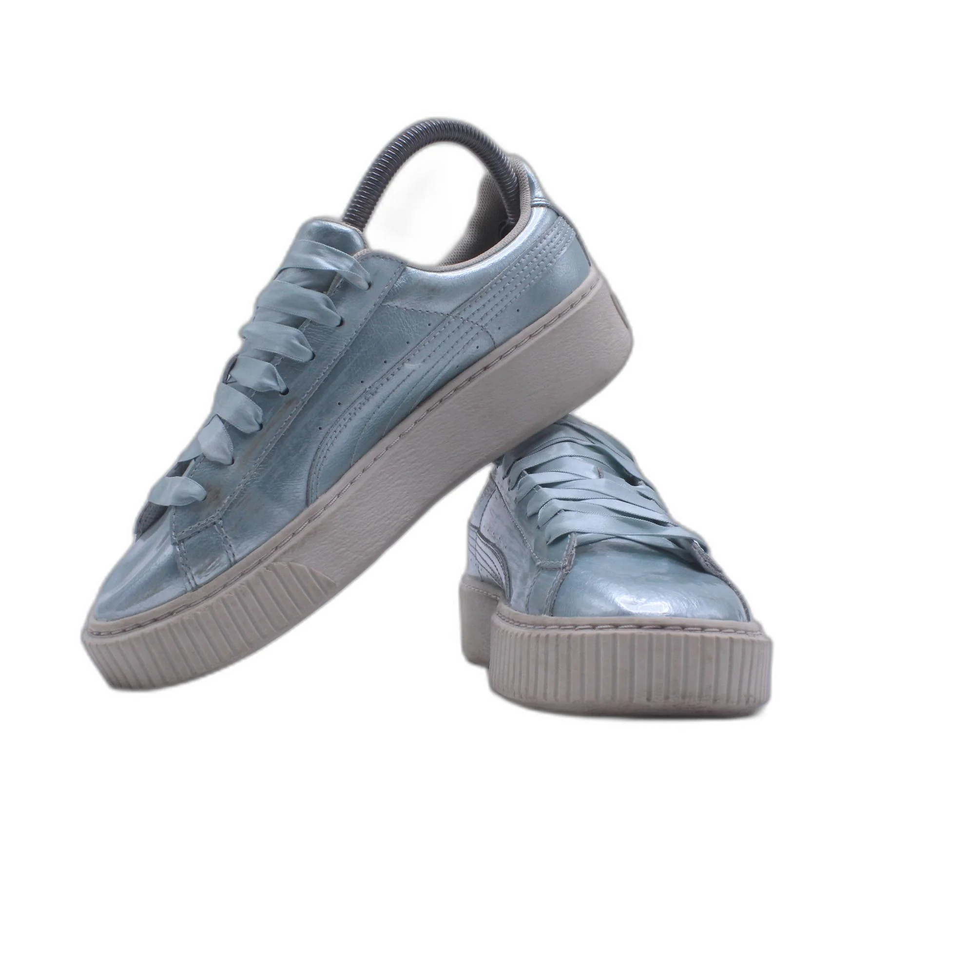 PUMA WOMEN BASKET PLATFORM - PATENT LEATHER - Image 3