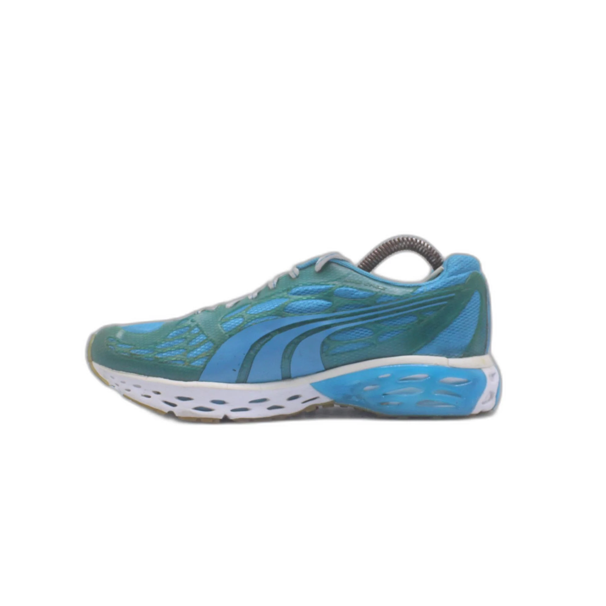 Puma Womens Bioweb Elite ~ Blue Running Shoe - Image 2