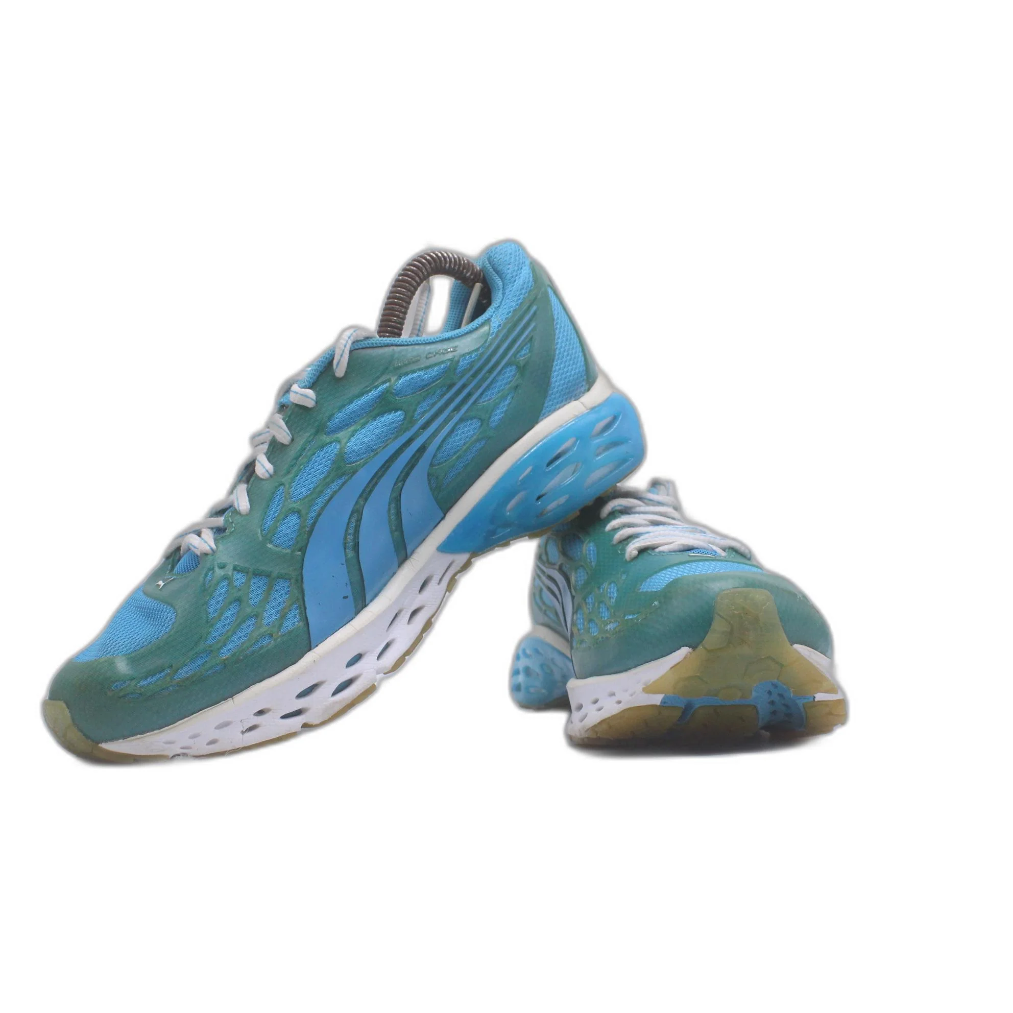 Puma Womens Bioweb Elite ~ Blue Running Shoe - Image 5