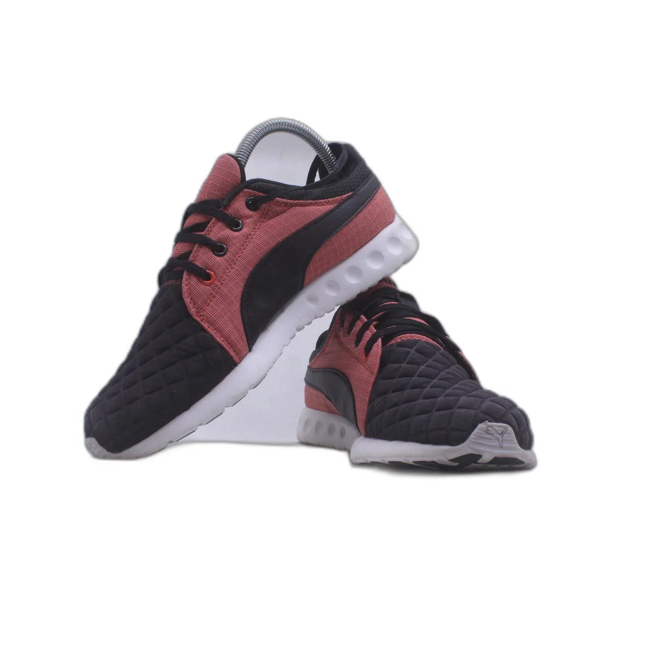 PUMA WOMEN'S CARSON GEO CAMO FLURO PINK SHOE - Image 5