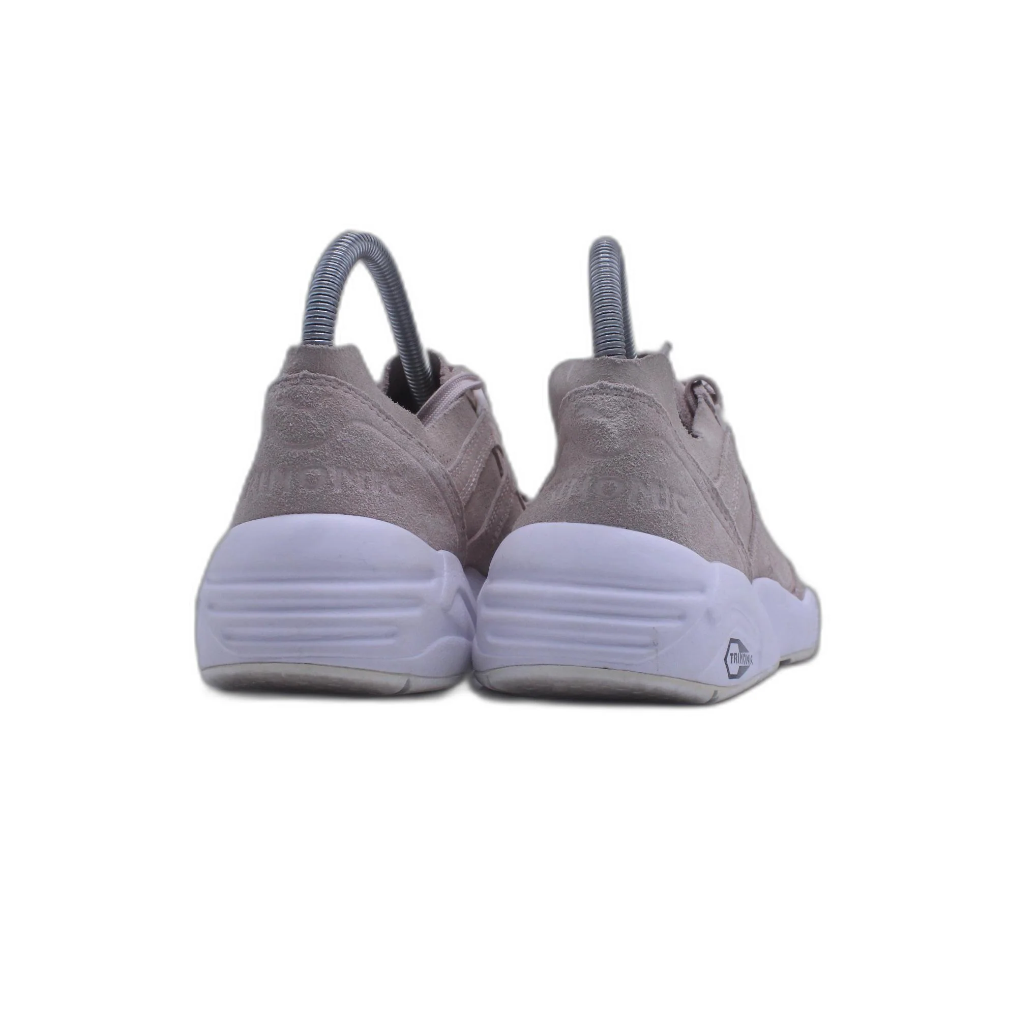 Puma X Stampd Trinomic Woven Grey Textile Mens Trainer - Image 4