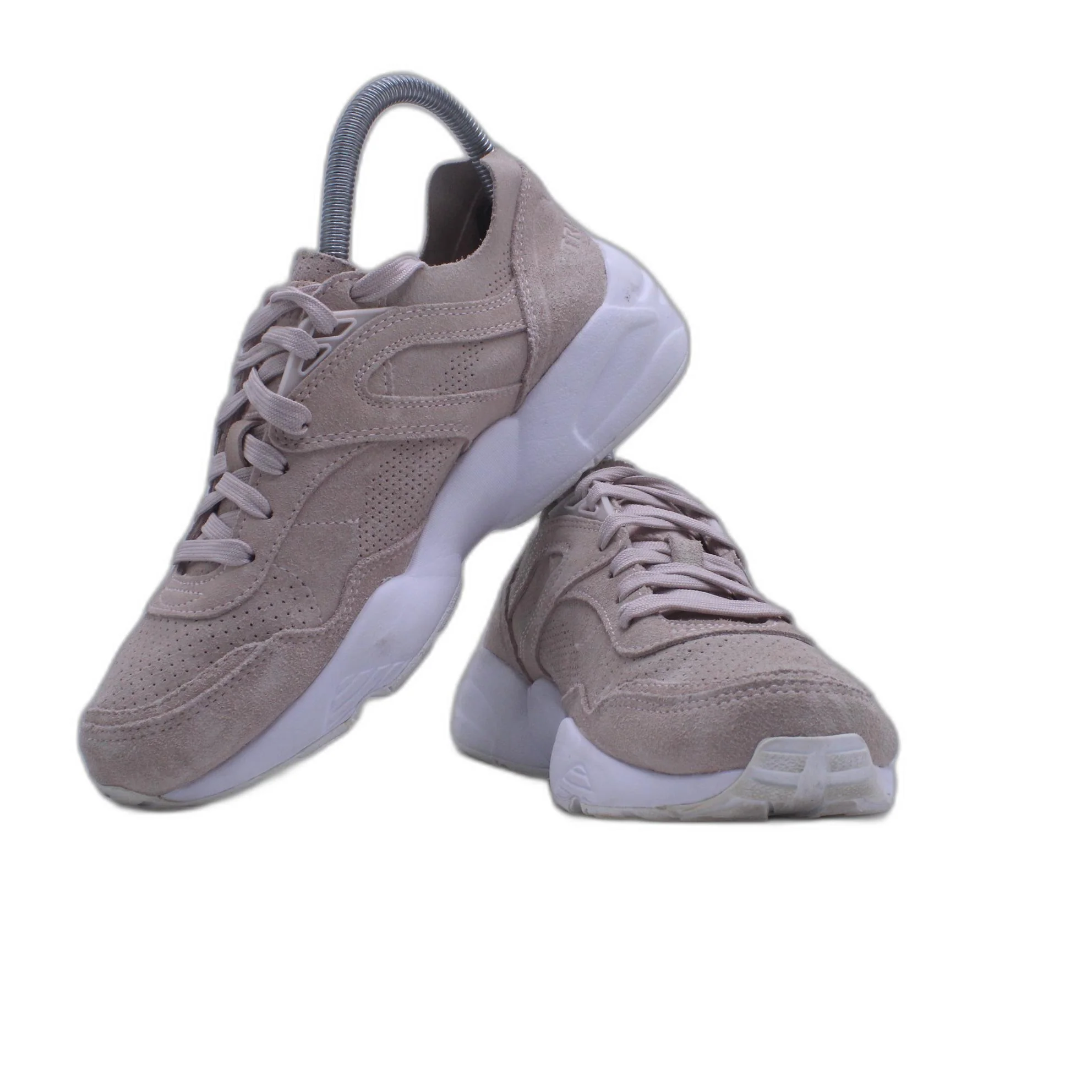 Puma X Stampd Trinomic Woven Grey Textile Mens Trainer - Image 5