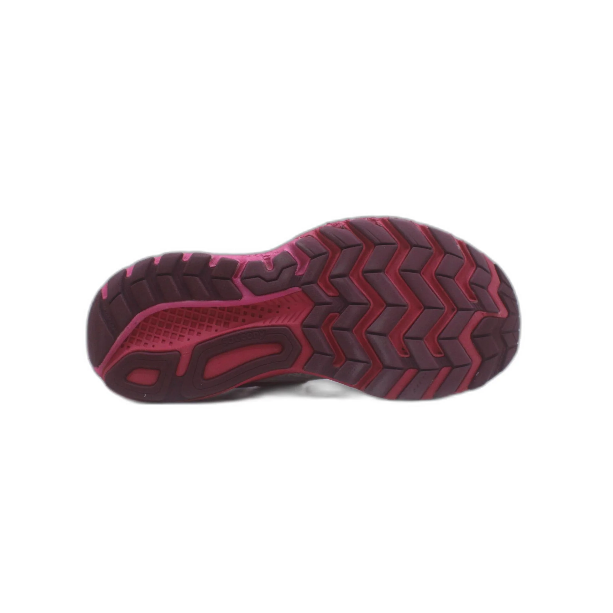 Saucony RIDE 9 Pink & Grey Running Sport Trainer - Image 3