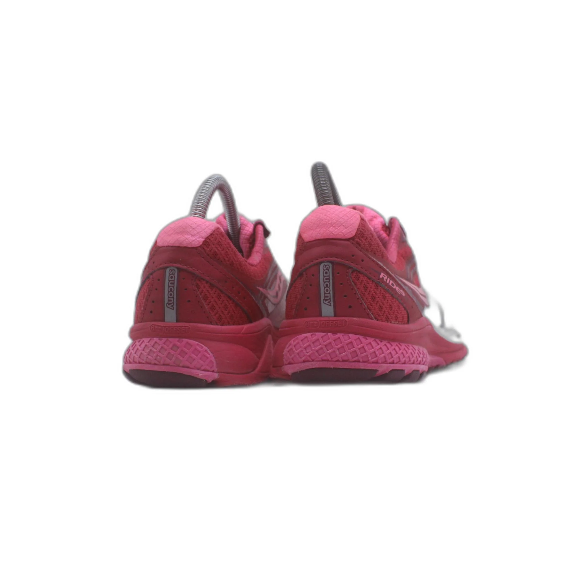 Saucony RIDE 9 Pink & Grey Running Sport Trainer - Image 4