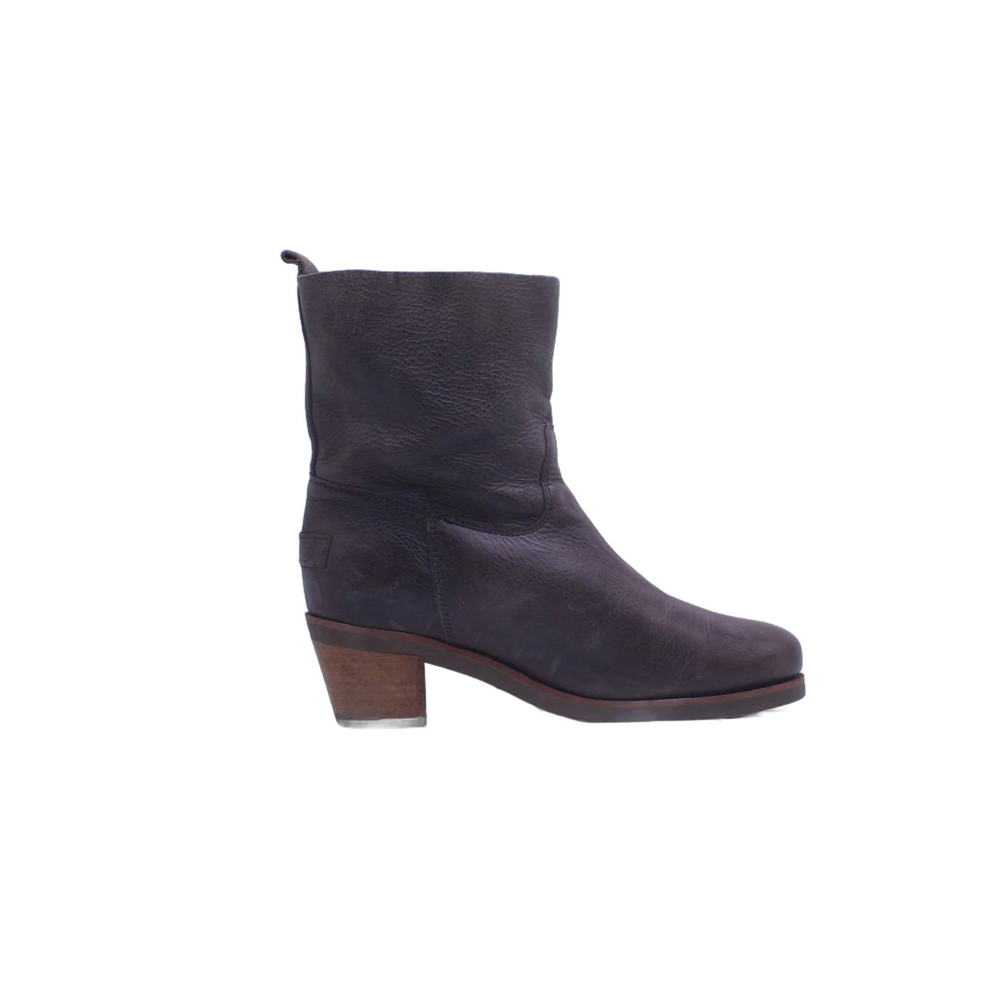 Shabbies Womens Frye Cara Roper Short Chocolate Brown Ankle Boot - Image 2