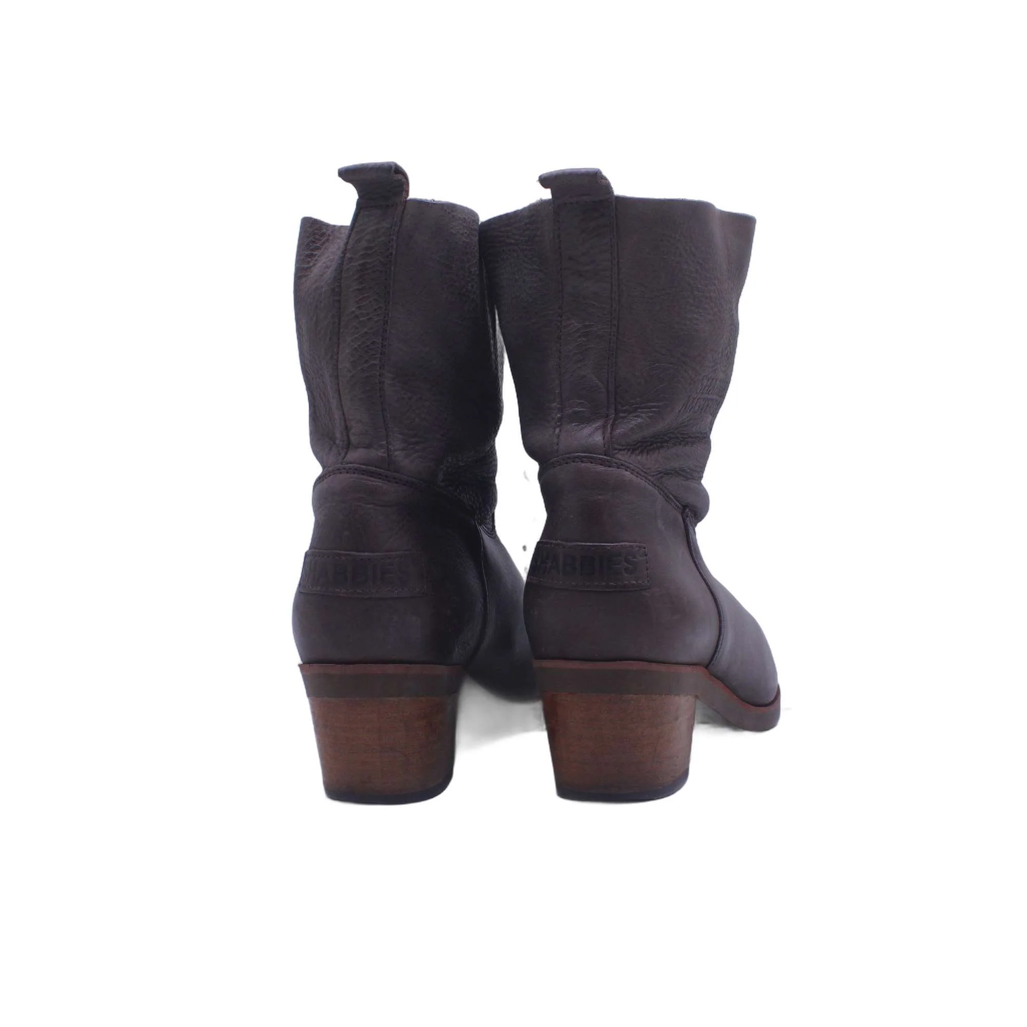 Shabbies Womens Frye Cara Roper Short Chocolate Brown Ankle Boot - Image 5