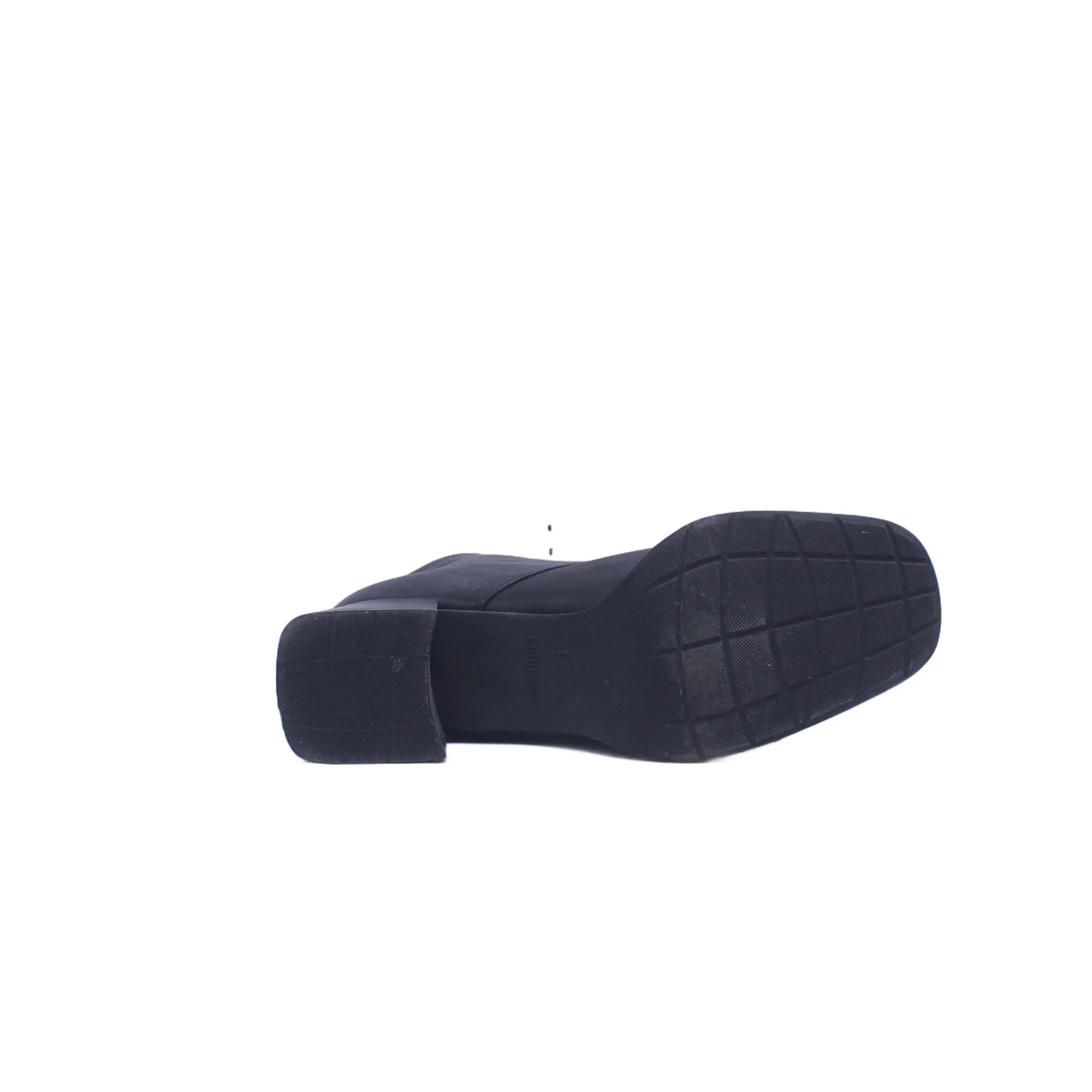 Sionic Black Leather Ankle Boot - Image 4