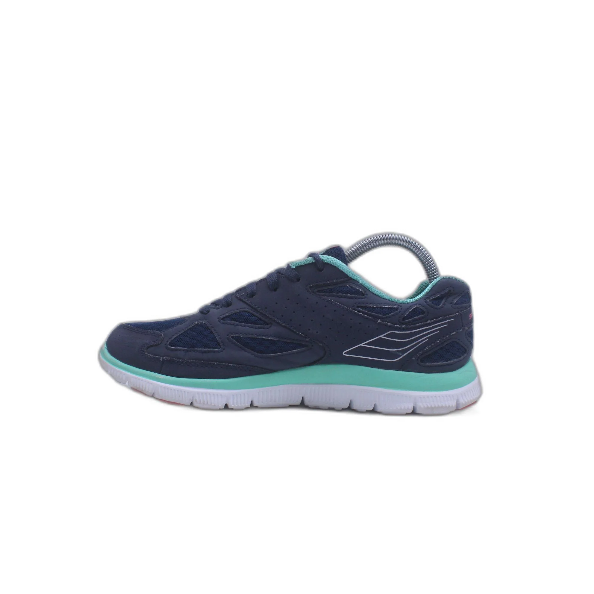 Skechers 12982 Summits-Suited Navy Blue Memory Foam Lace Up Trainers - Image 2
