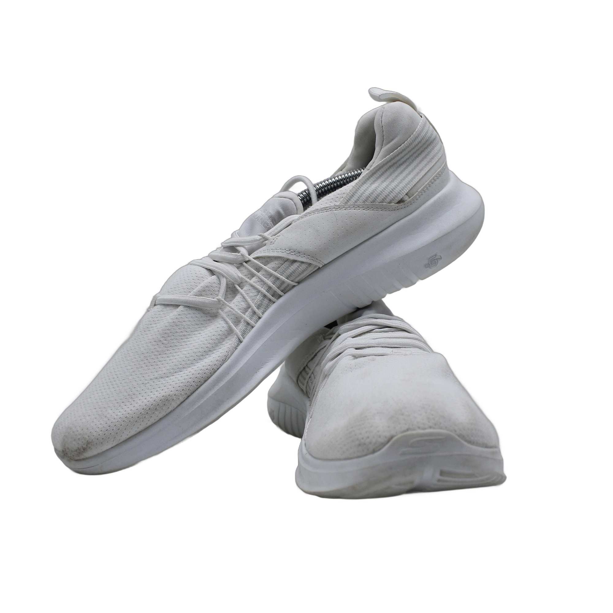Skechers Air Cooled Goga Mat White Shoe - Image 5