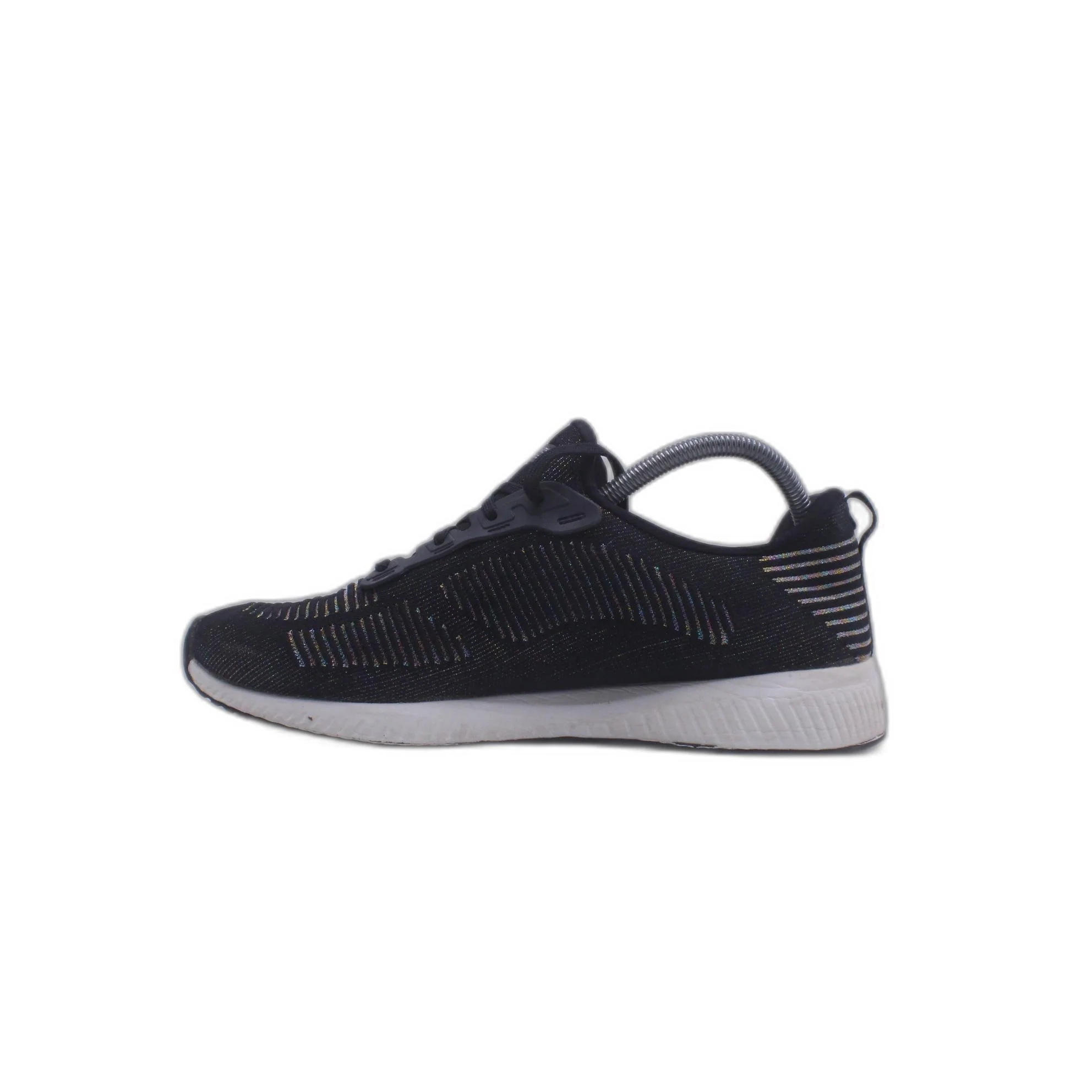 Skechers Bobs Squad Tough Talk Lace up Cushioned Trainer - Image 2