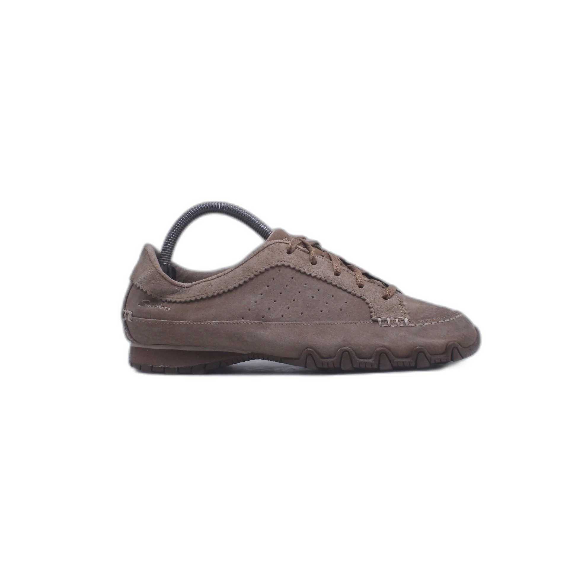 Skechers Chocolate Brown Suede Relaxed Fit Comfort Loafer