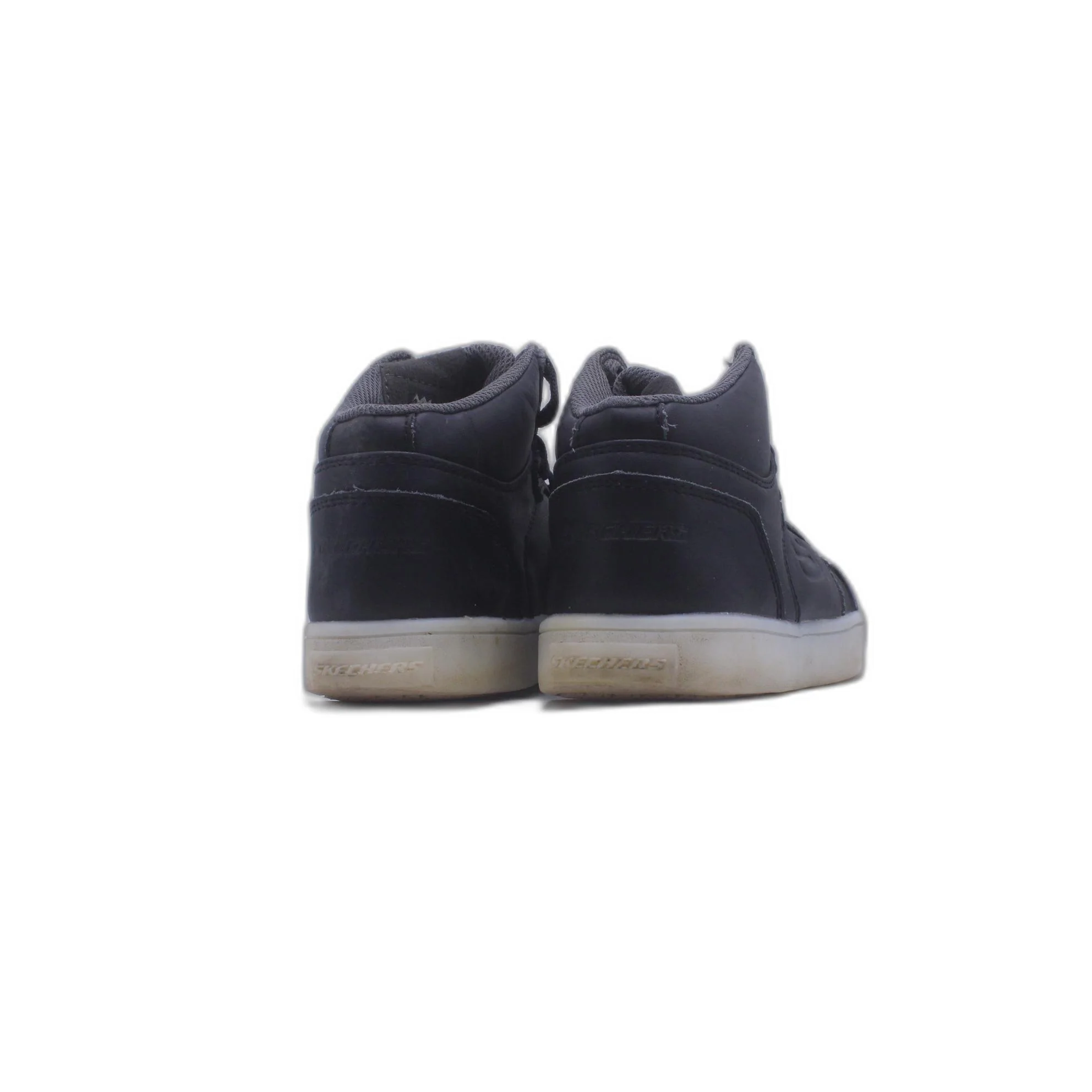 Skechers Energy Lights Zargo 90607L Black Mid Top Sneaker - Image 4