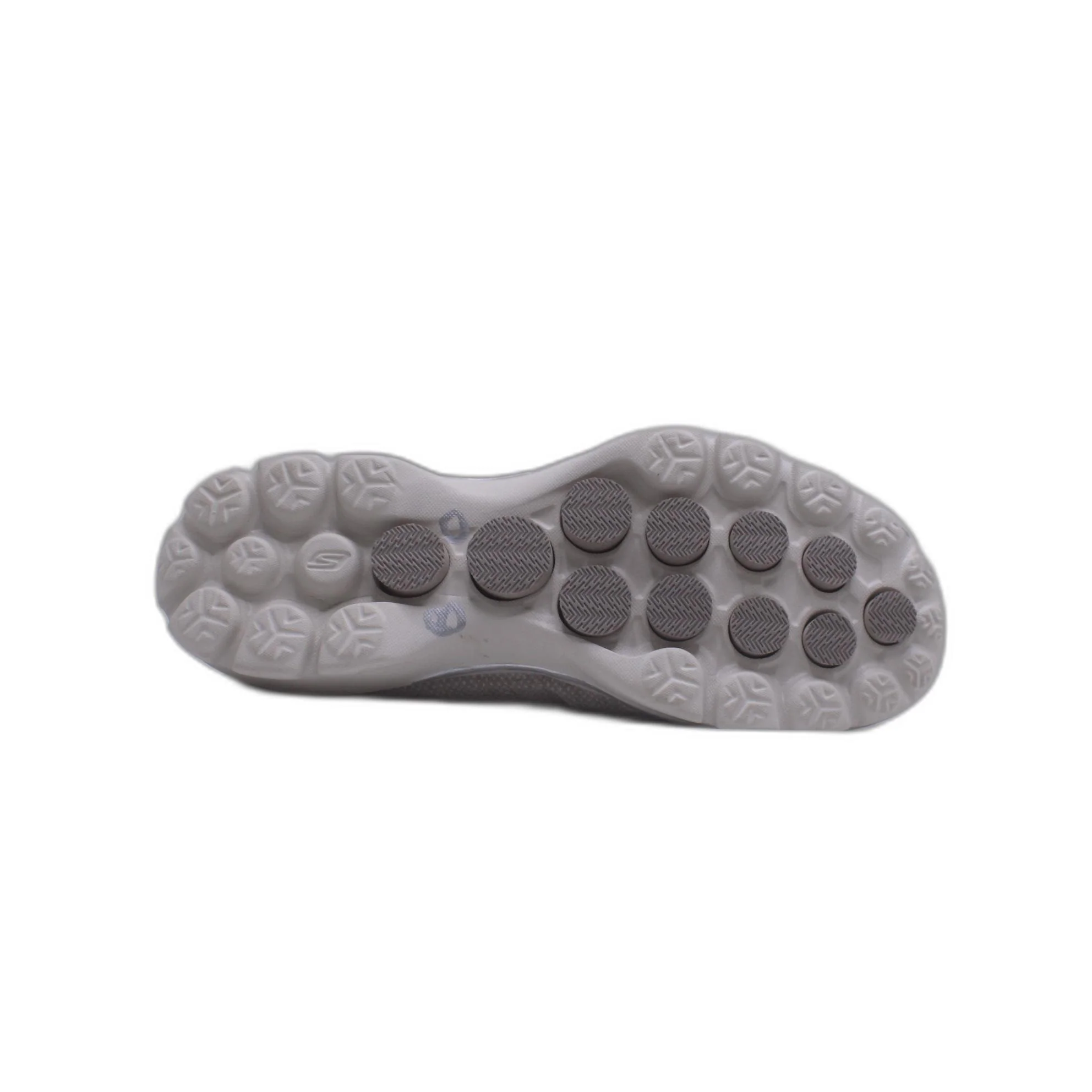 SKECHERS GO WALK Gray Walking Comfort Casual Slip-On Shoe - Image 3