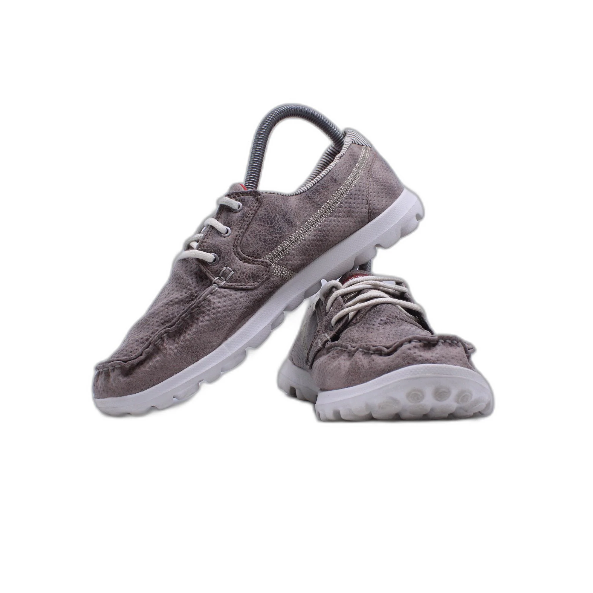Skechers "On the Go Tide Gogamat Shoes Brown Lightweight Boat Shoes - Image 3