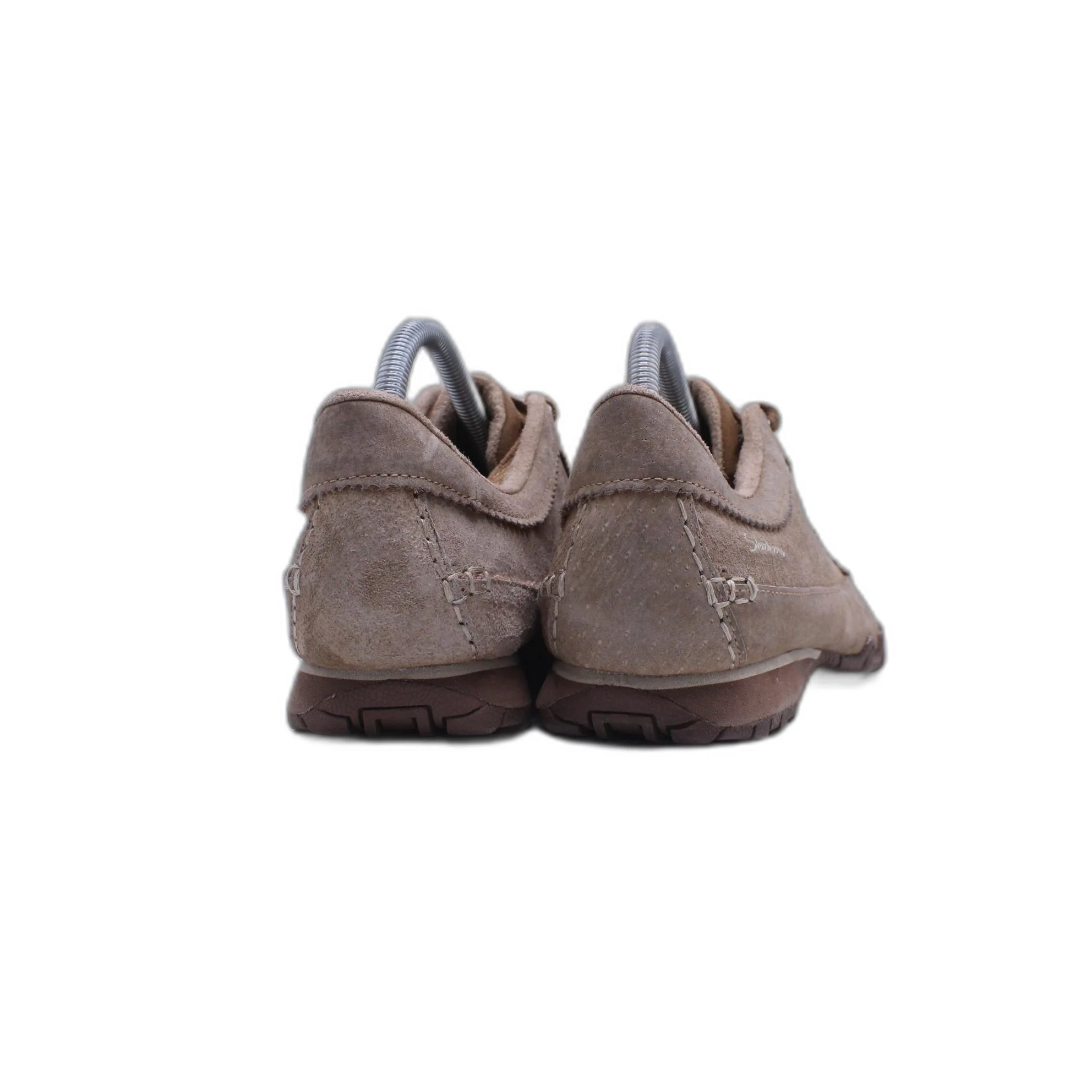 Skechers Tan Suede Womens 9 Memory Foam Air Cooled Athletic Sneakers - Image 4