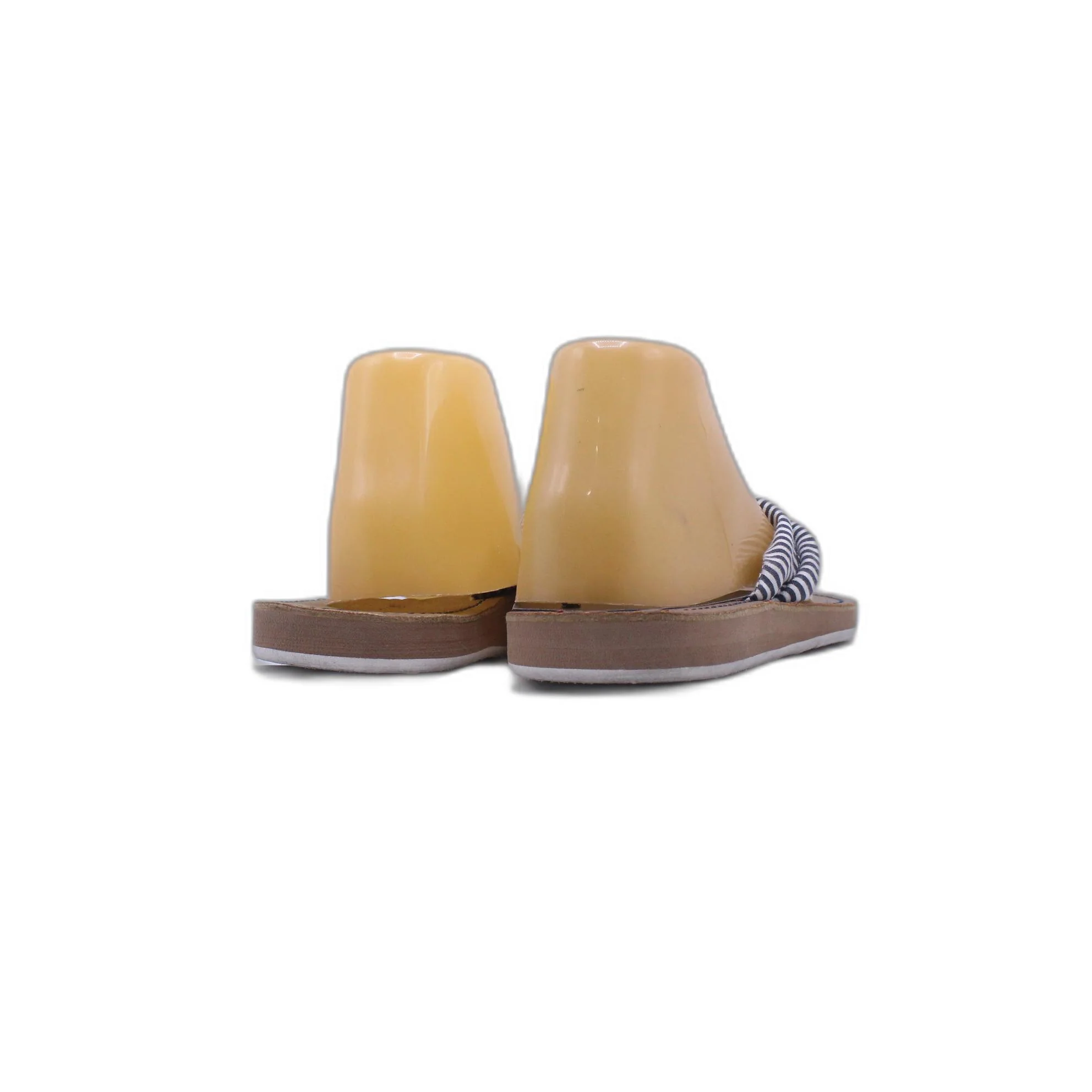 Sperry Sandals Flip Flop Thong Brown Leather Toe Post Slip On - Image 5