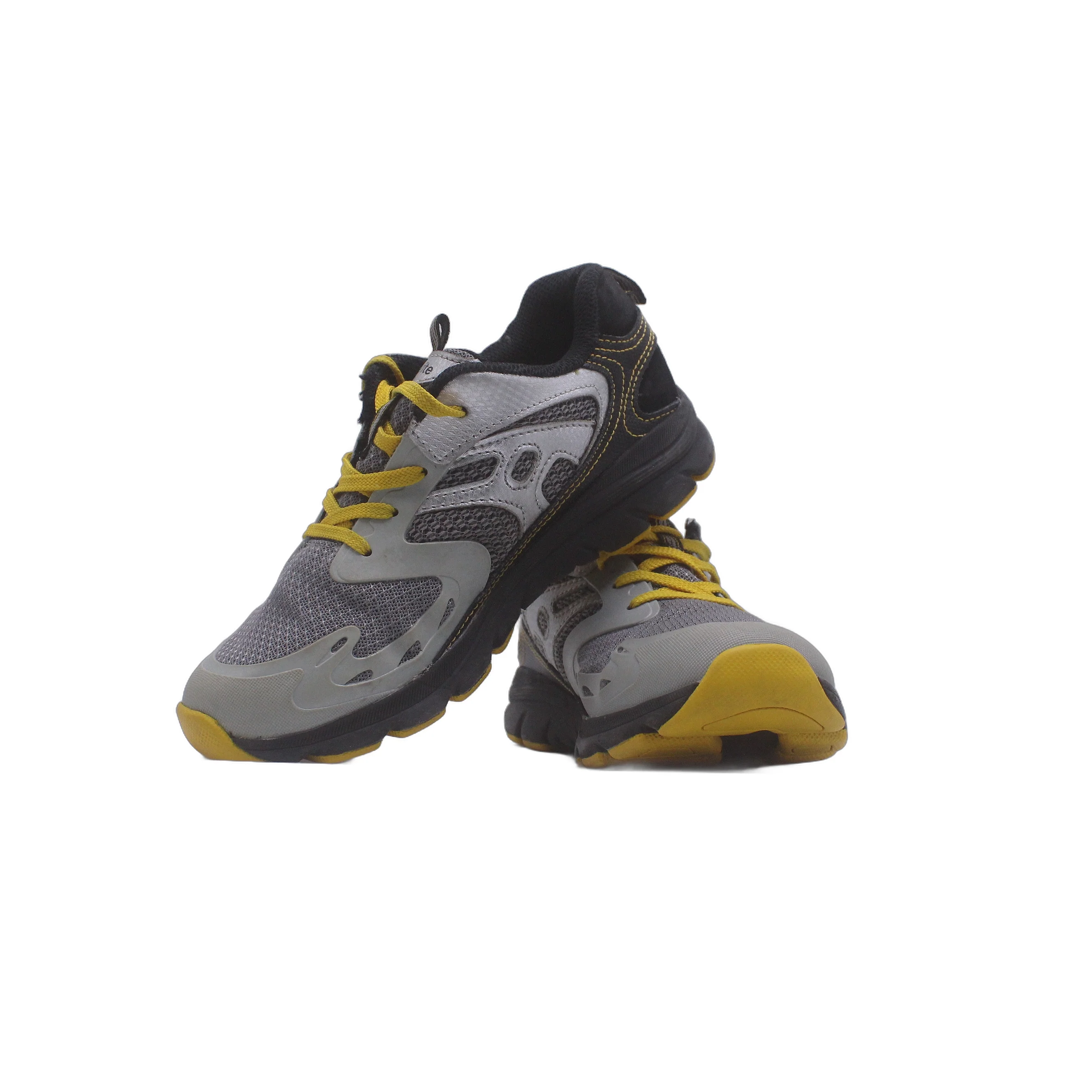 Stride Rite Gray Lime Green Athletic Shoe - Image 5