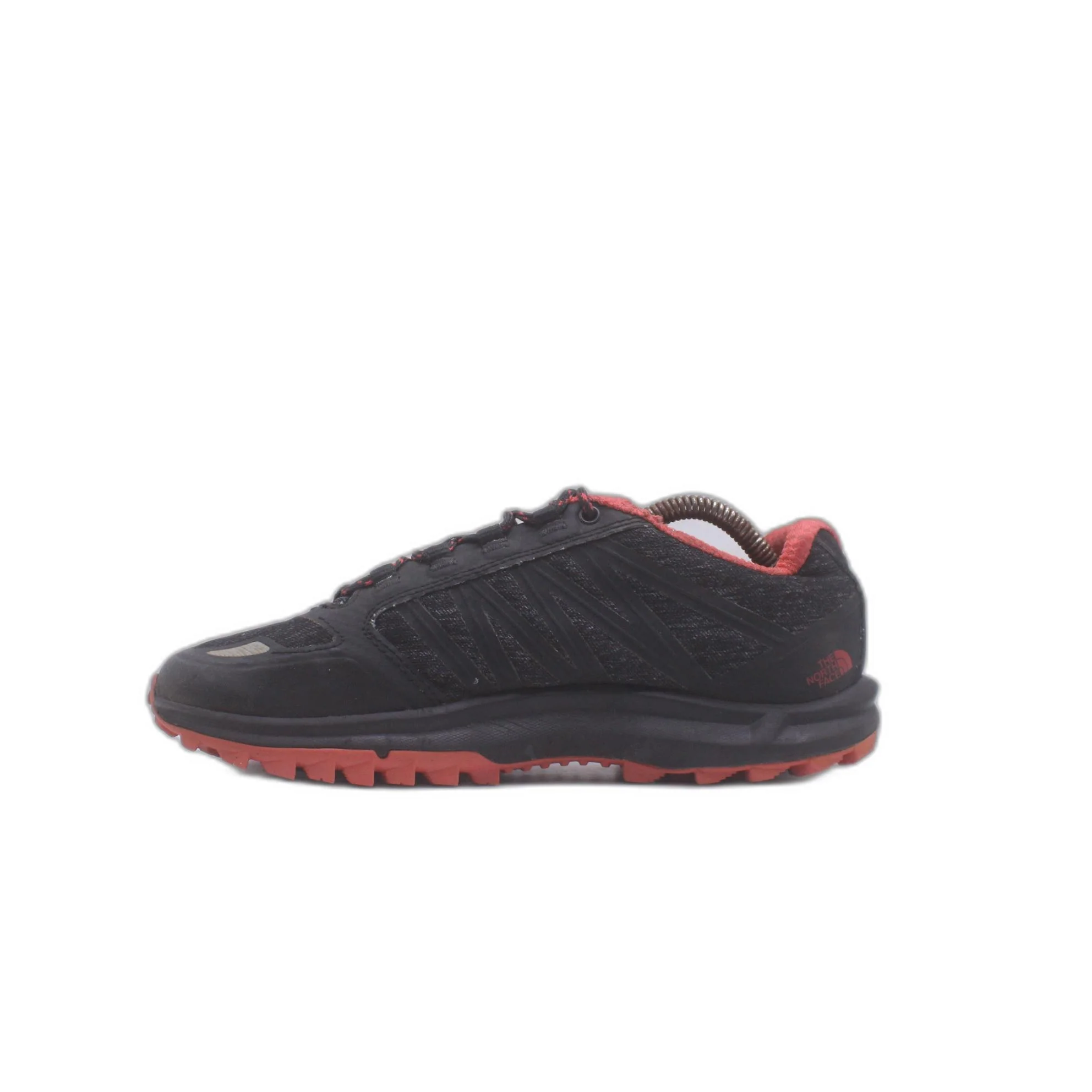 The North Face Litewave Fastpack Hiking Black Red Ortholite Shoe - Image 2
