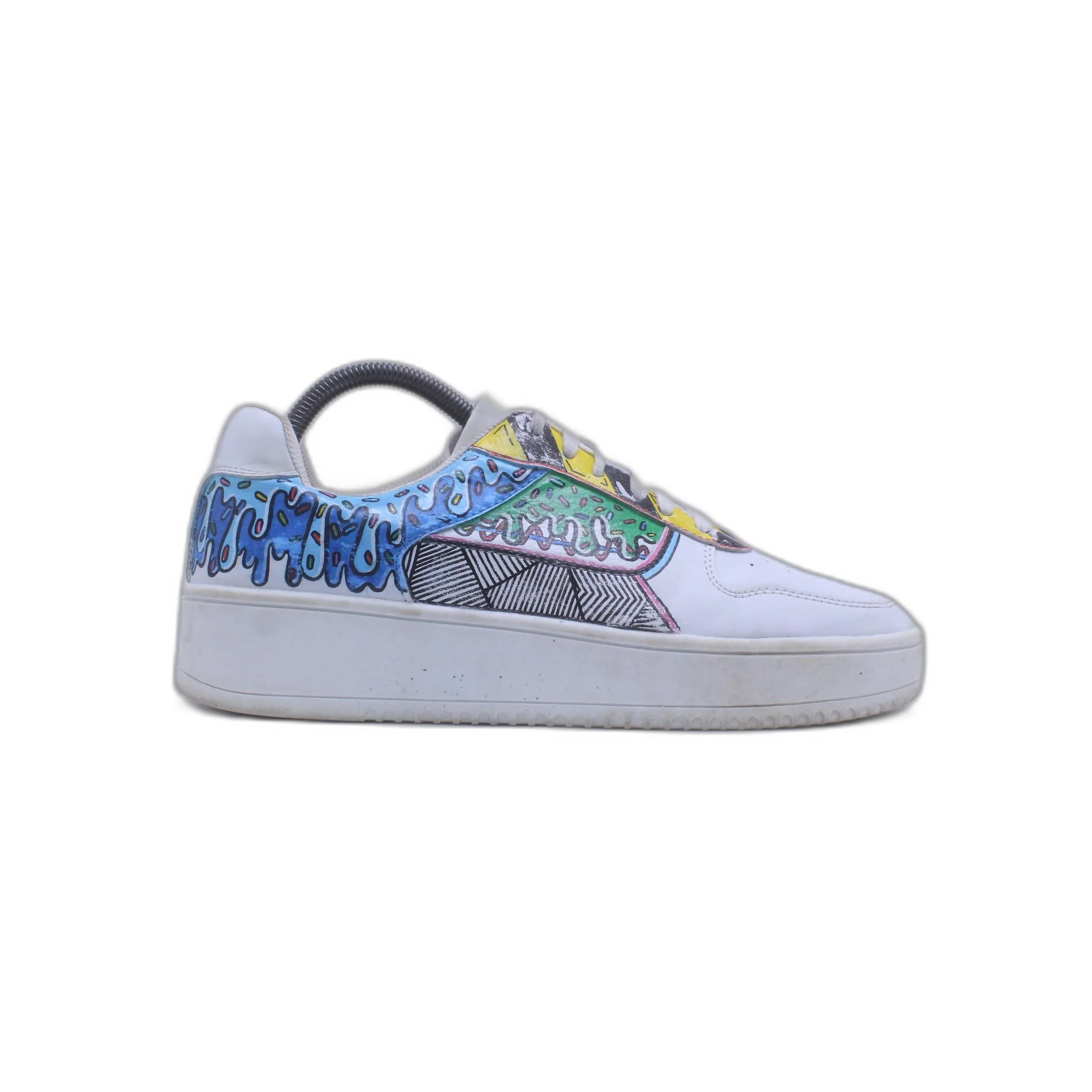 Time Tru White Casual Shoe