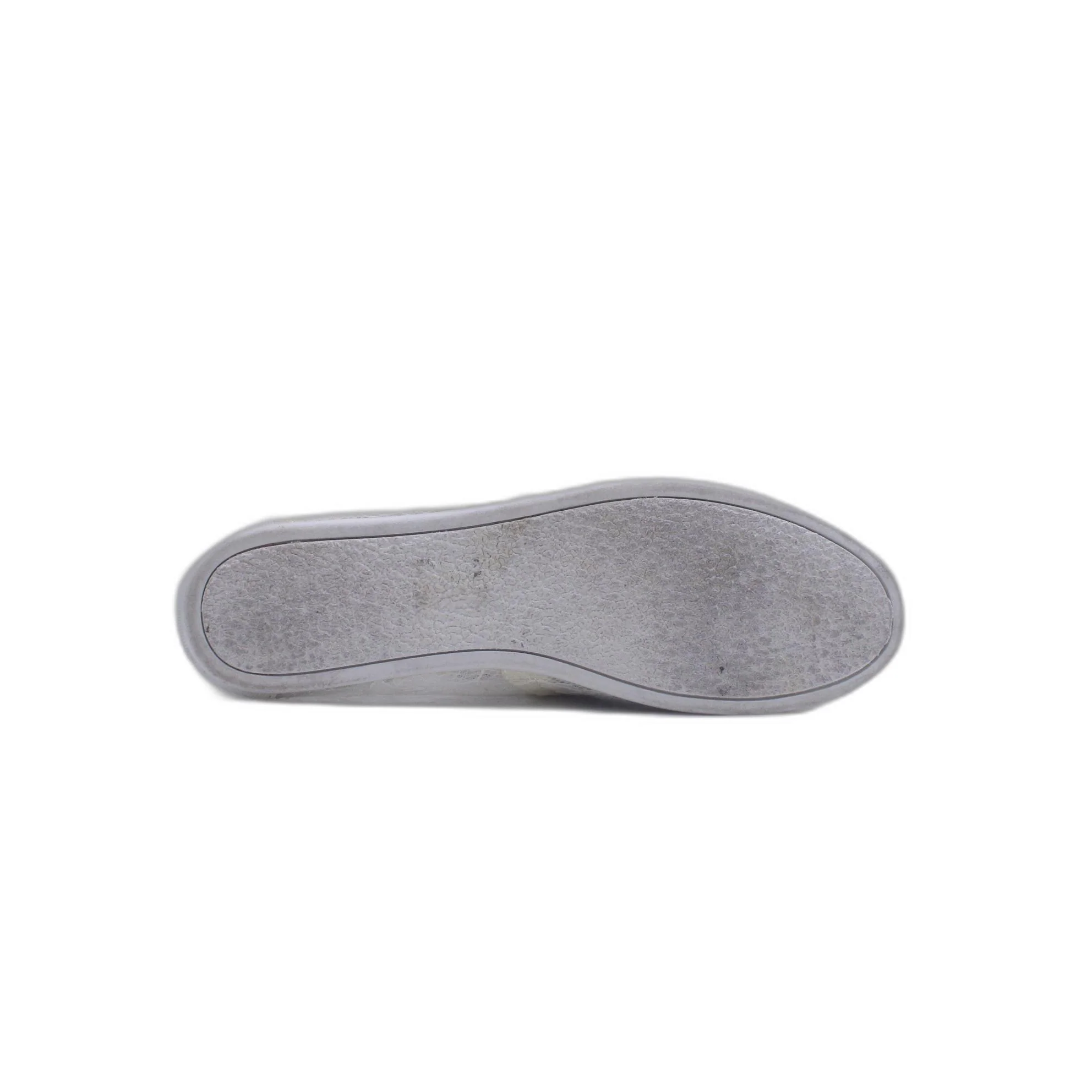 TOMS Classic Light Grey Lace Ladies Shoe - Image 3